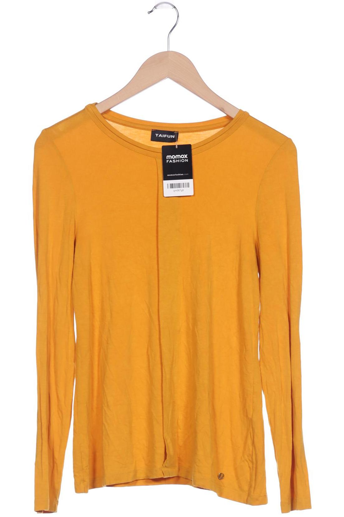 

Taifun Damen Langarmshirt, gelb, Gr. 38