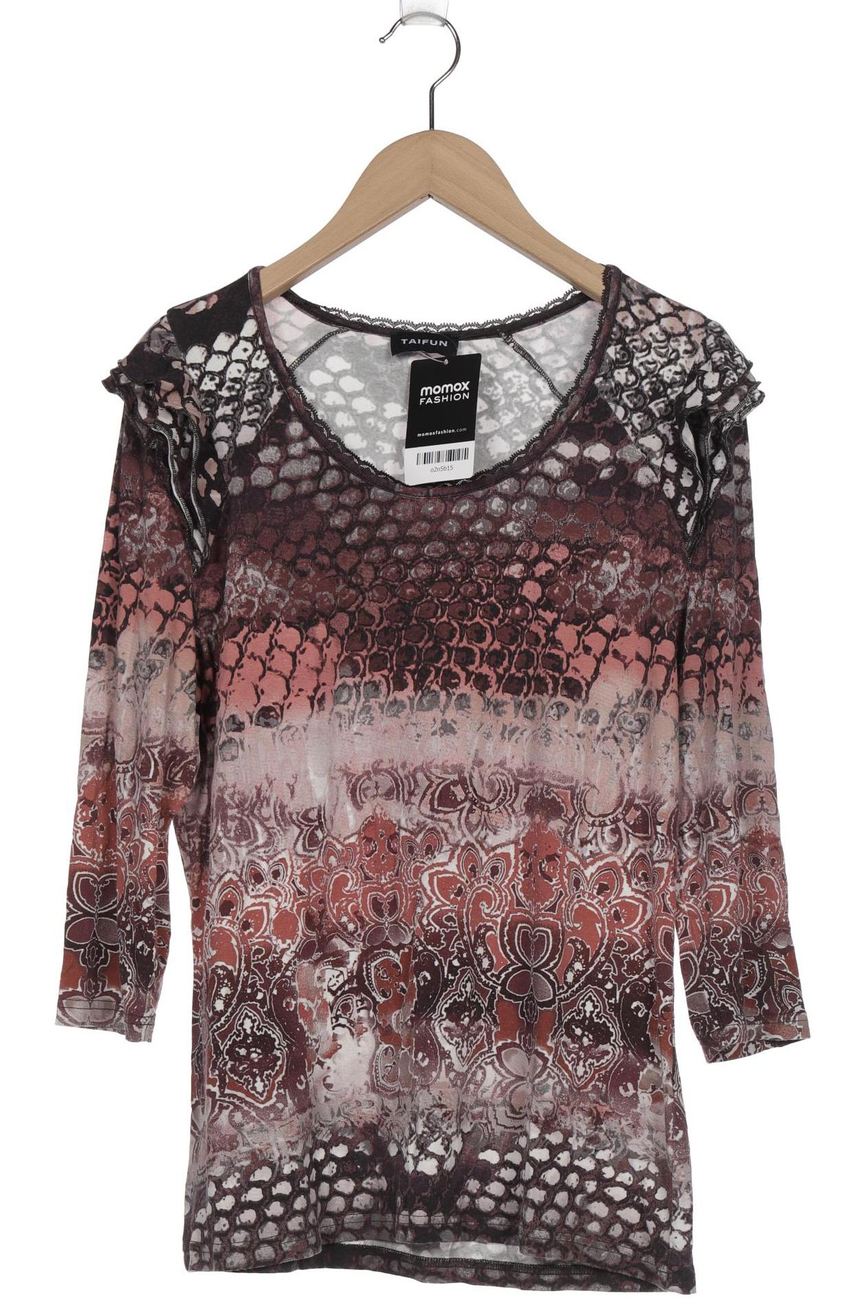 

Taifun Damen Langarmshirt, bordeaux, Gr. 42