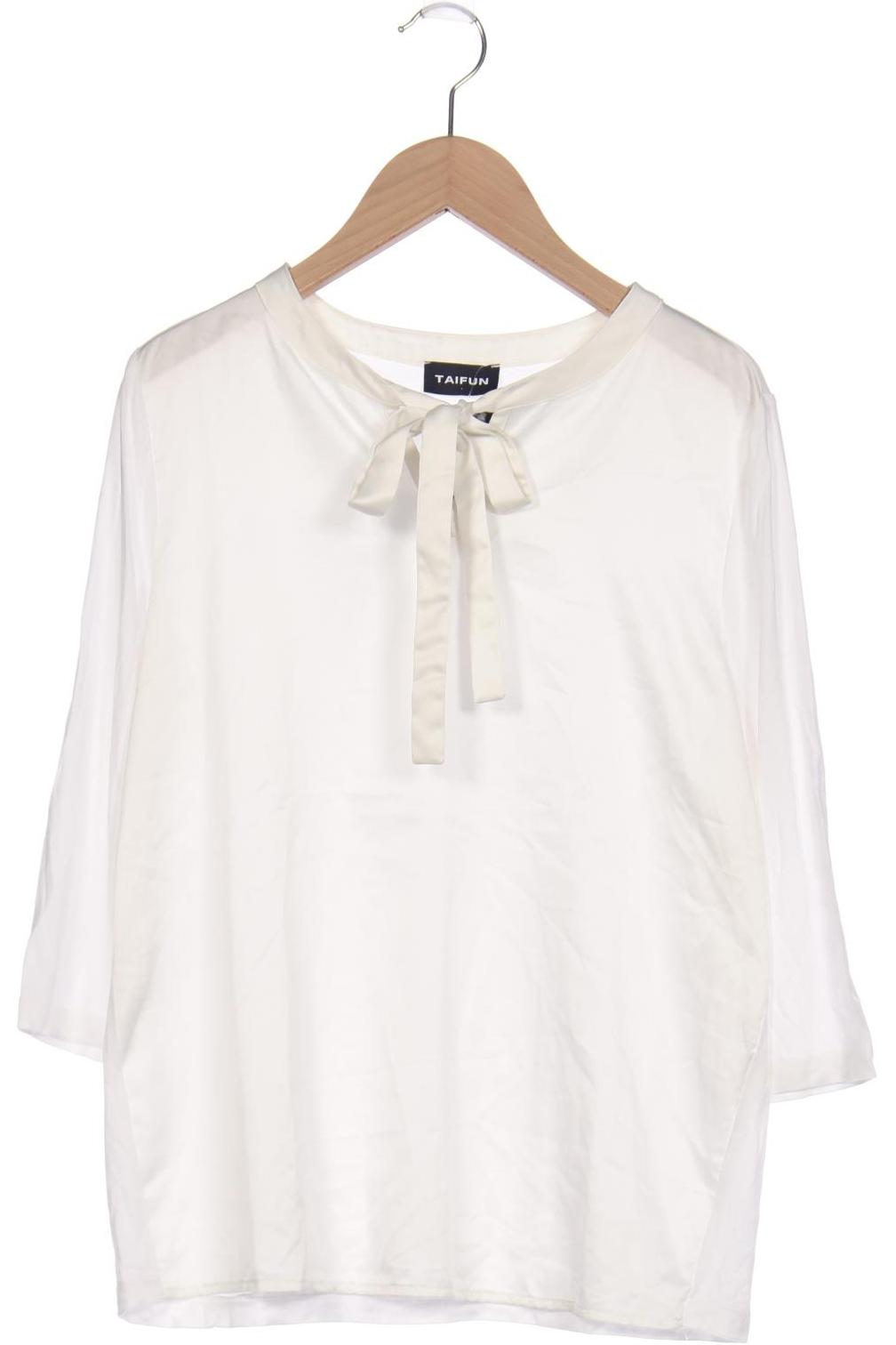 

Taifun Damen Langarmshirt, weiß, Gr. 38