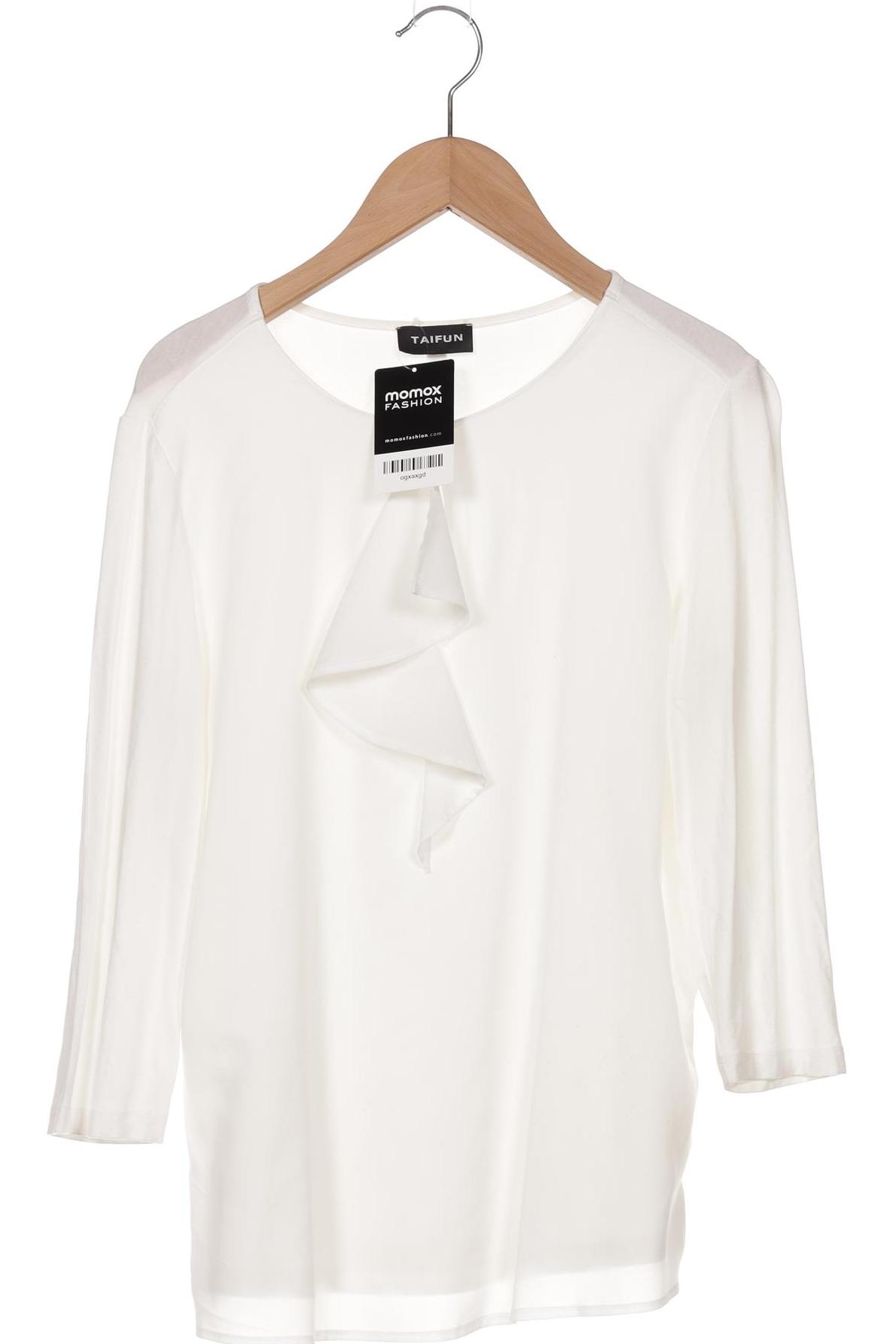 

Taifun Damen Langarmshirt, cremeweiß, Gr. 36