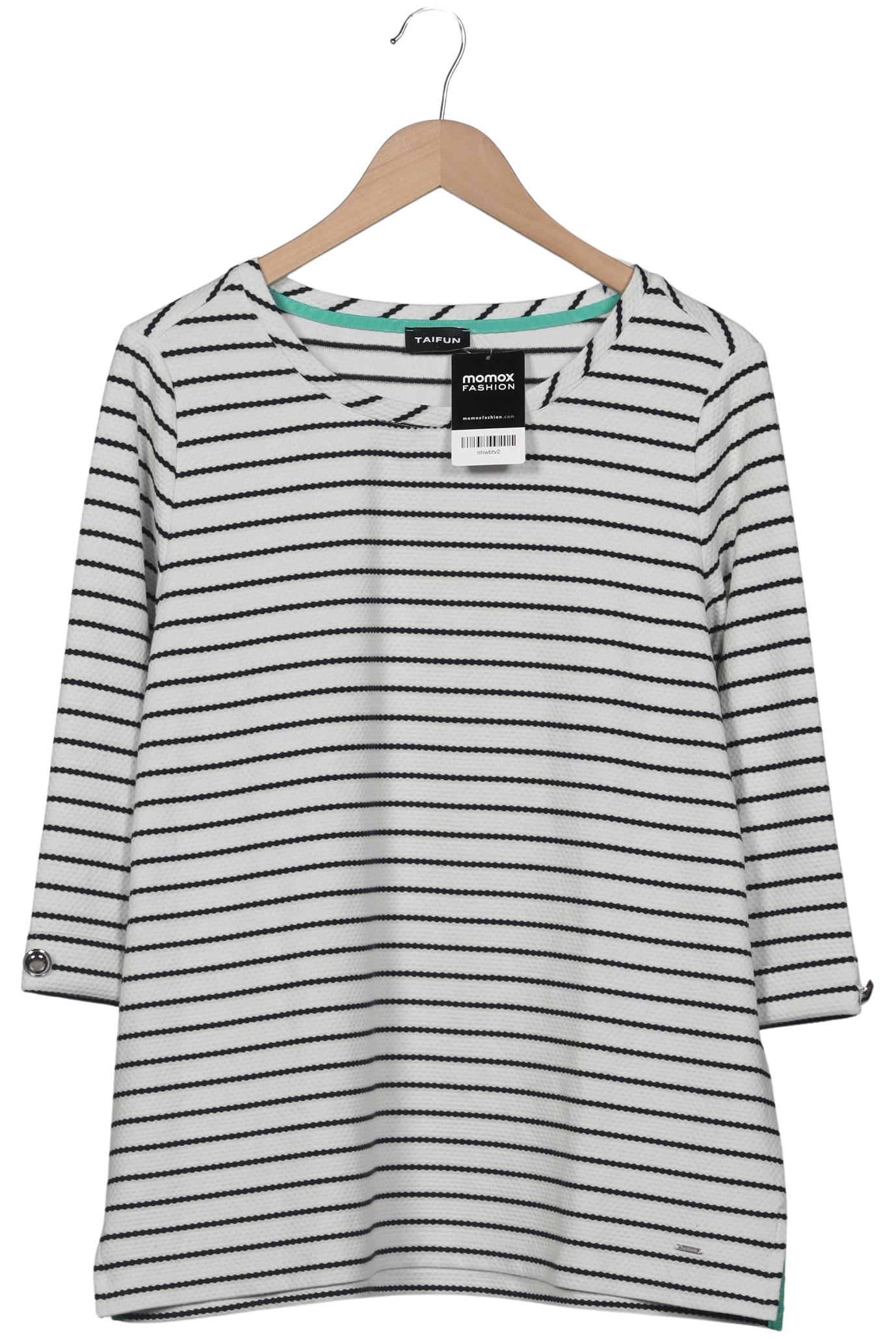 

Taifun Damen Langarmshirt, weiß, Gr. 38