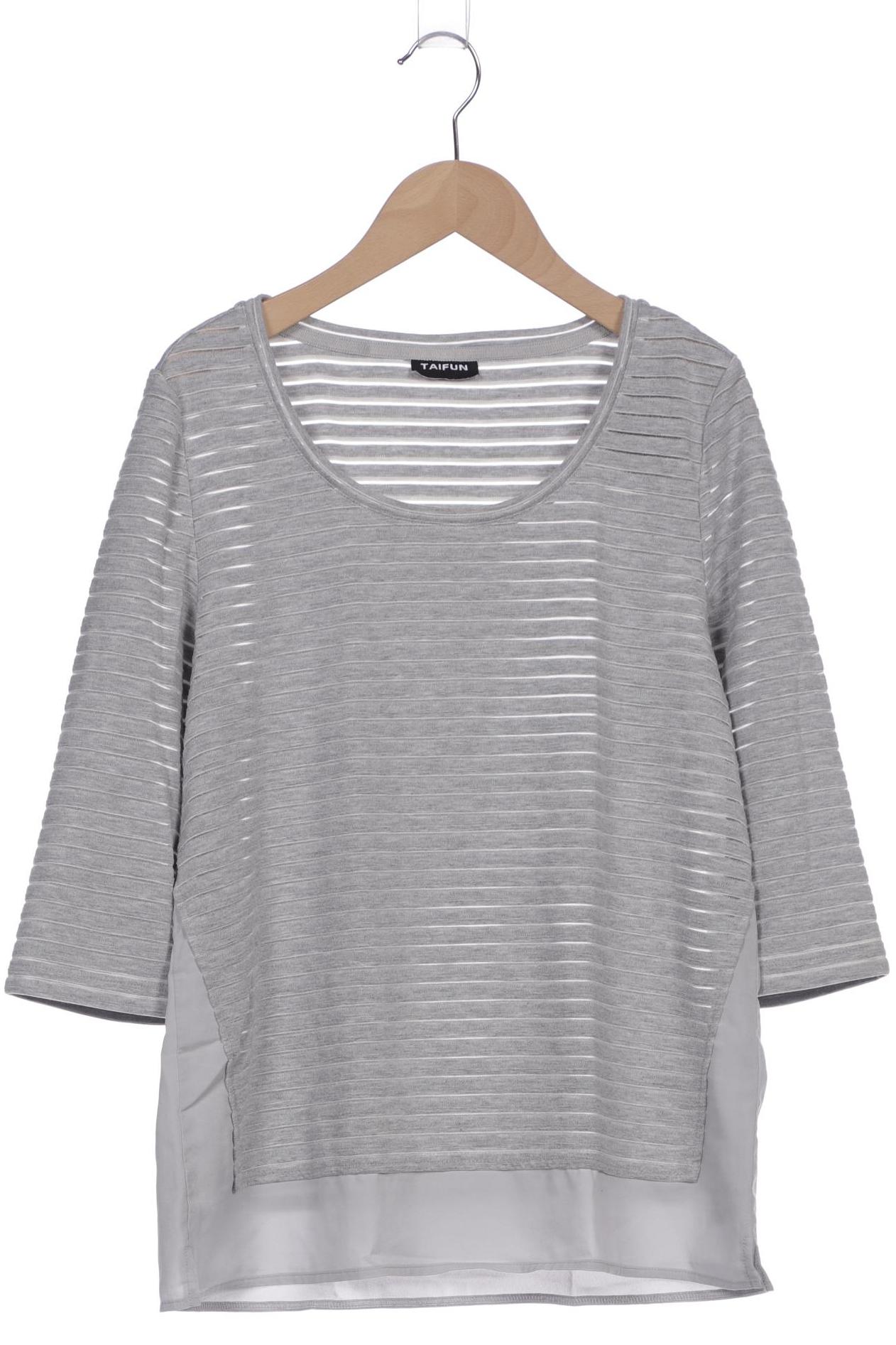 

Taifun Damen Langarmshirt, grau, Gr. 38
