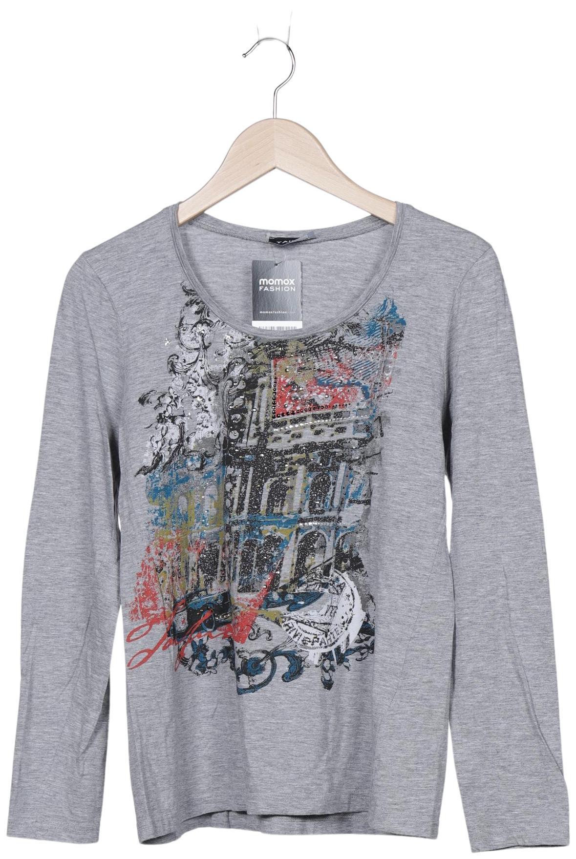 

Taifun Damen Langarmshirt, grau, Gr. 40