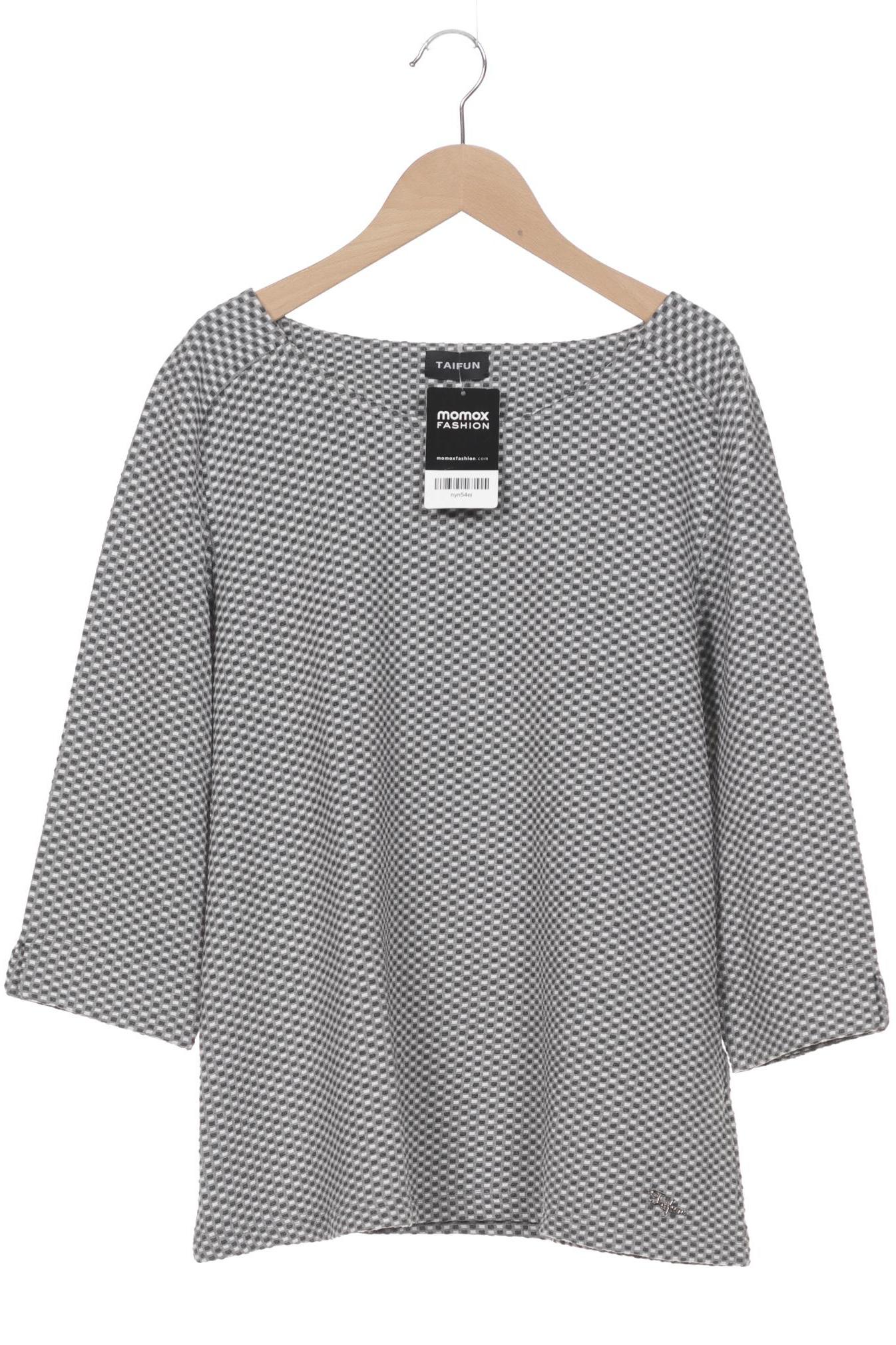 

Taifun Damen Langarmshirt, grau, Gr. 44