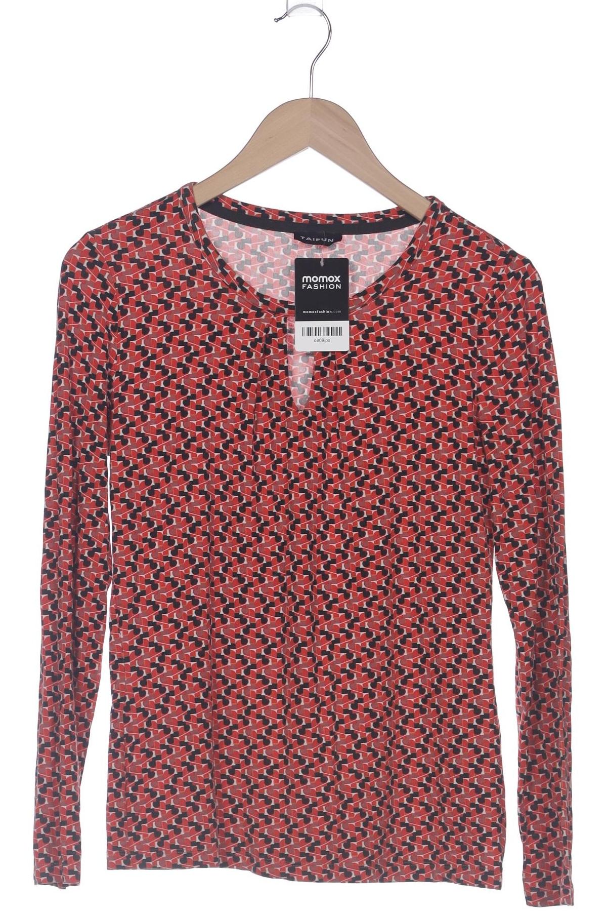 

Taifun Damen Langarmshirt, orange, Gr. 38