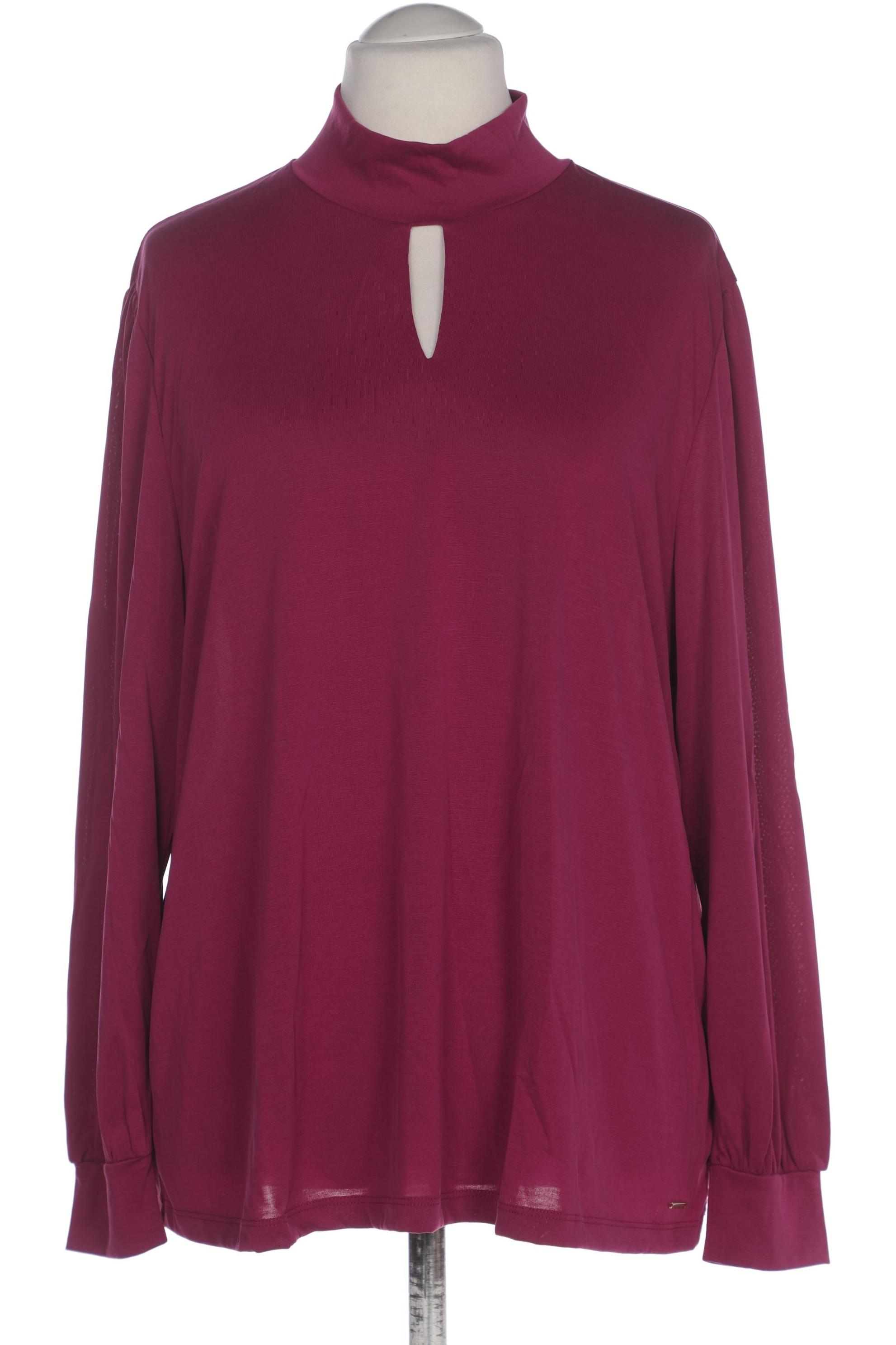 

Taifun Damen Langarmshirt, pink, Gr. 52