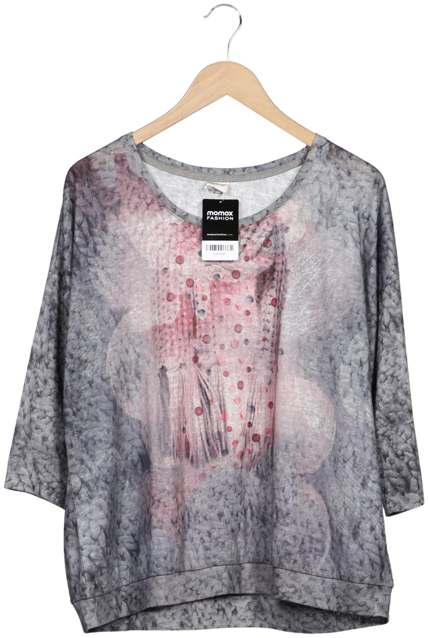 

Taifun Damen Langarmshirt, grau, Gr. 46