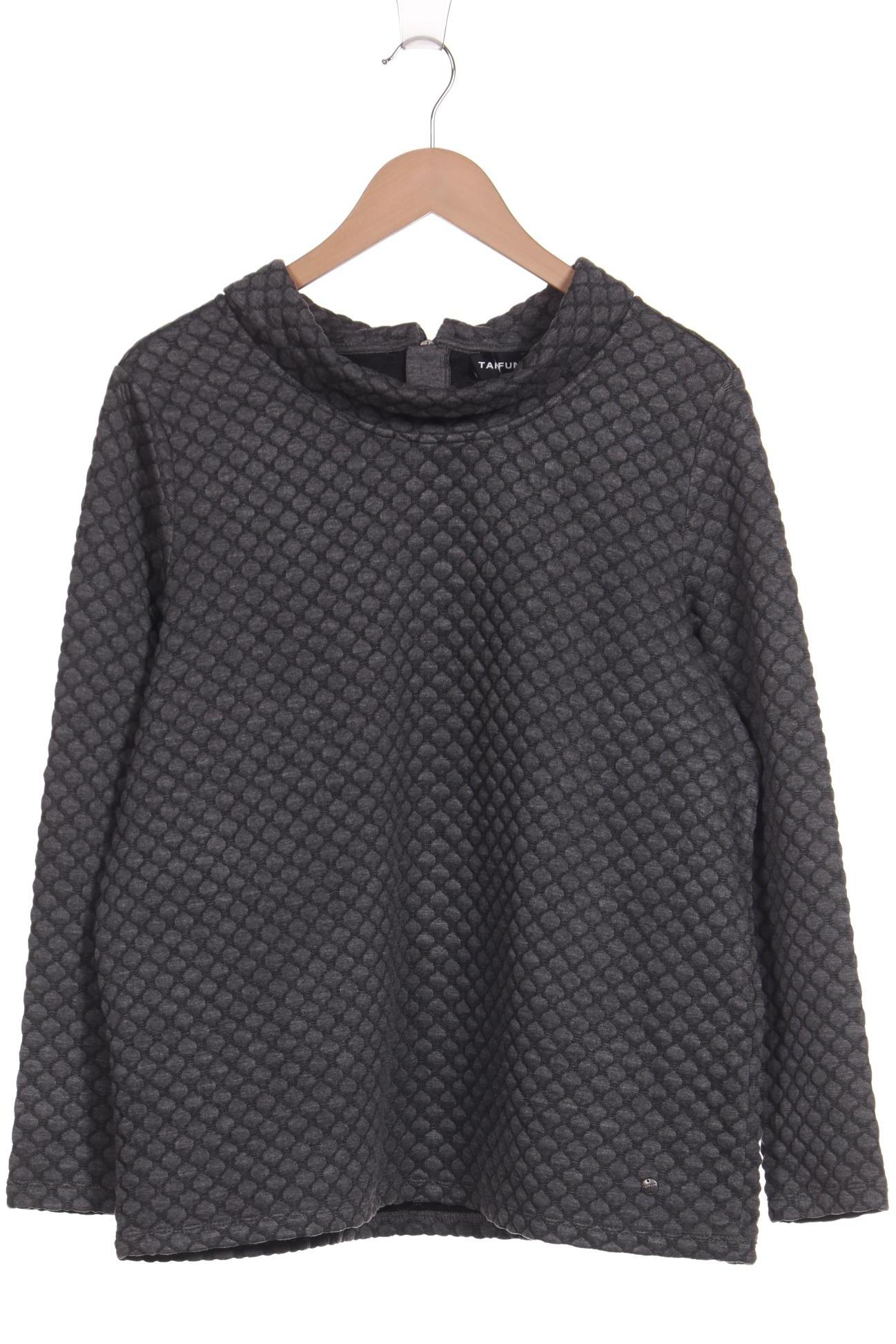 

Taifun Damen Langarmshirt, grau, Gr. 48