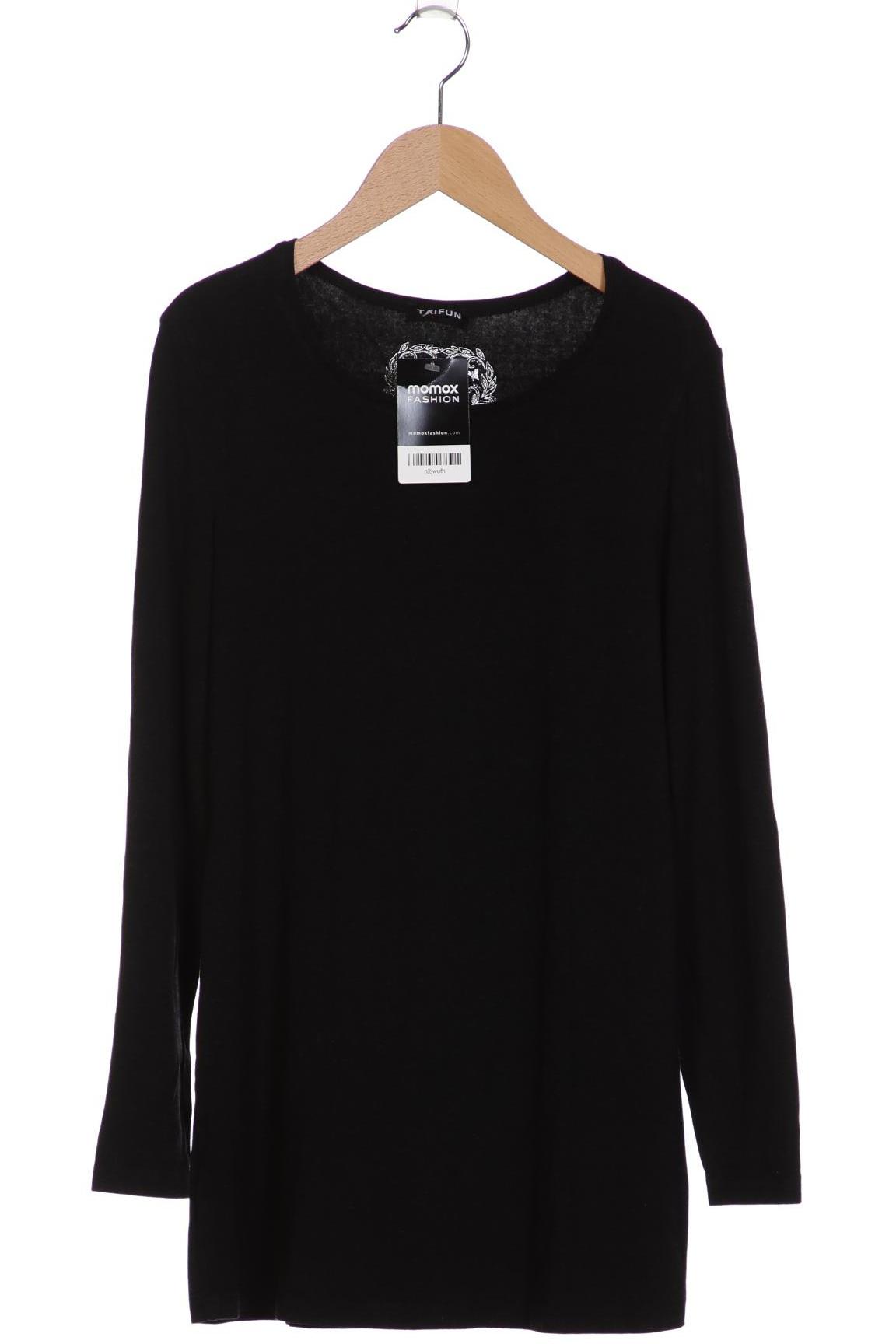 

Taifun Damen Langarmshirt, schwarz, Gr. 44
