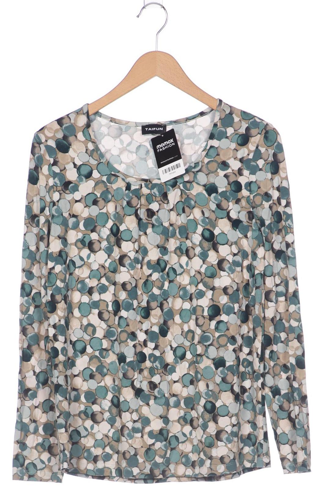 

Taifun Damen Langarmshirt, grün, Gr. 40