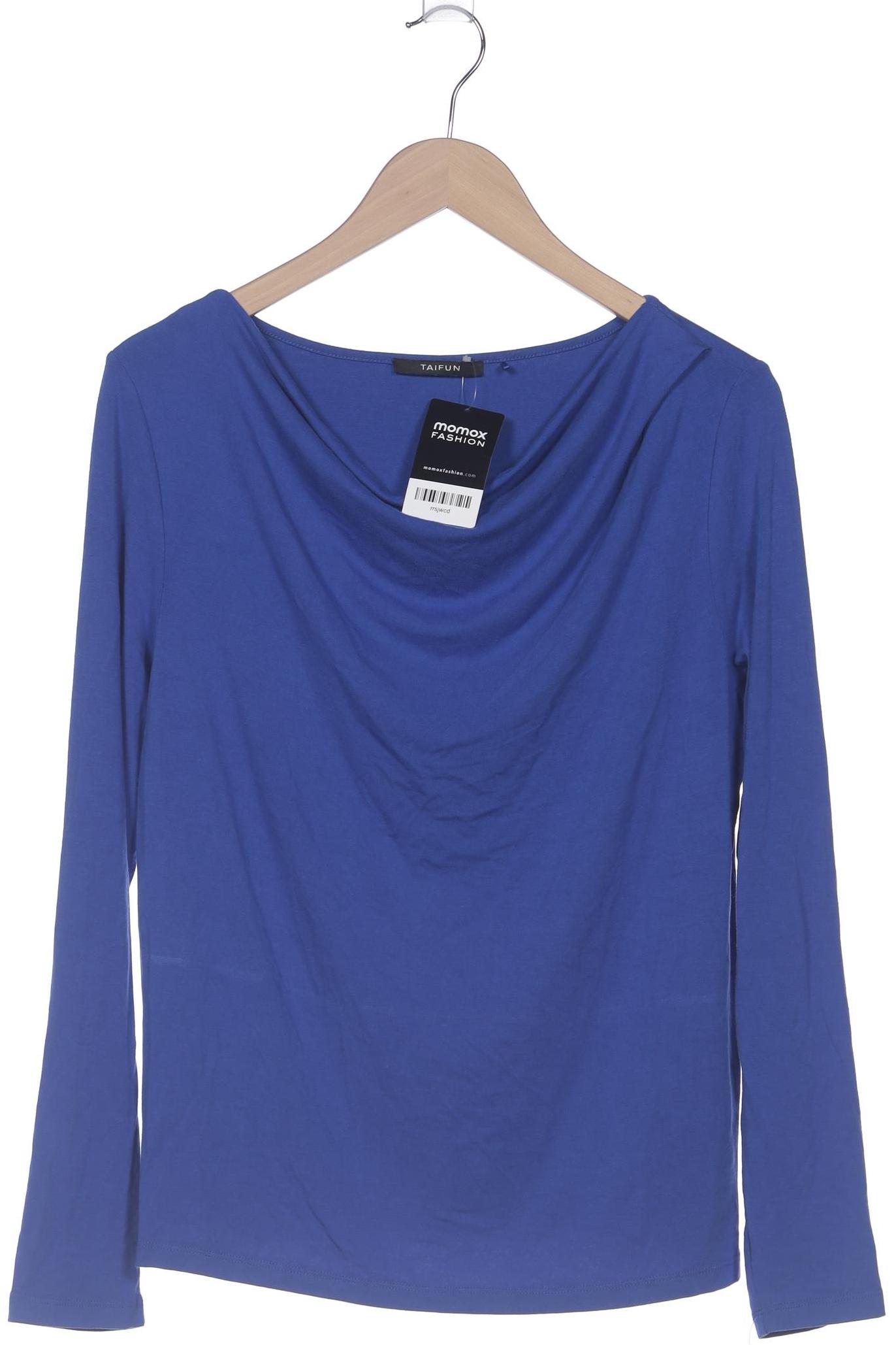 

Taifun Damen Langarmshirt, blau, Gr. 42