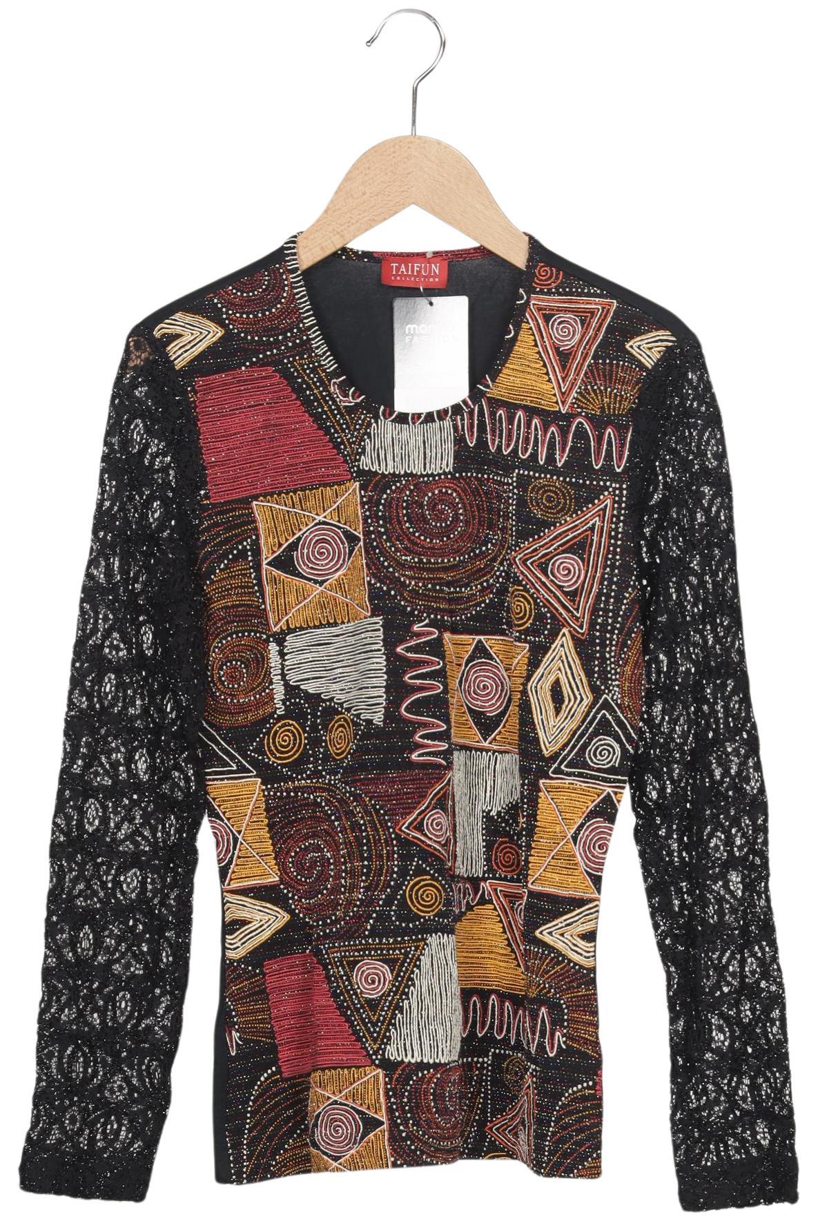 

Taifun Damen Langarmshirt, schwarz, Gr. 34