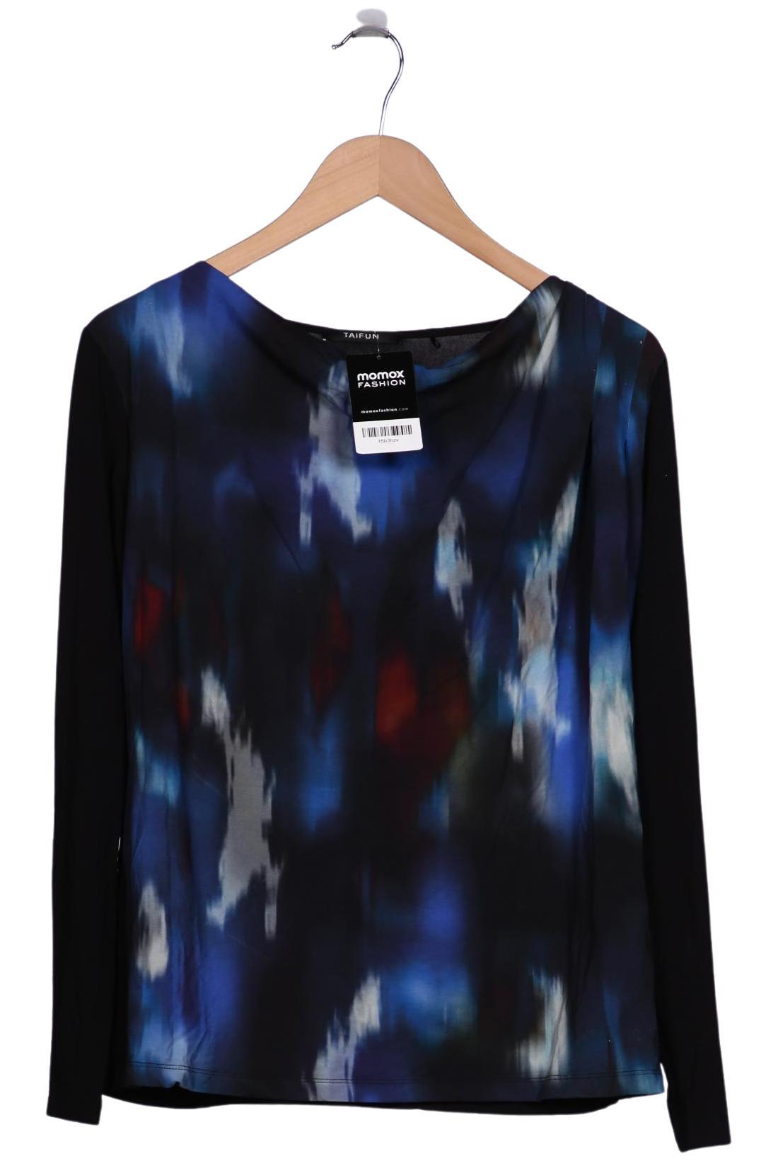 

Taifun Damen Langarmshirt, marineblau, Gr. 40