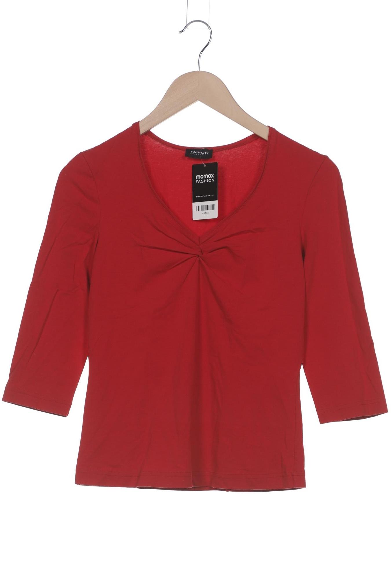 

Taifun Damen Langarmshirt, rot, Gr. 36