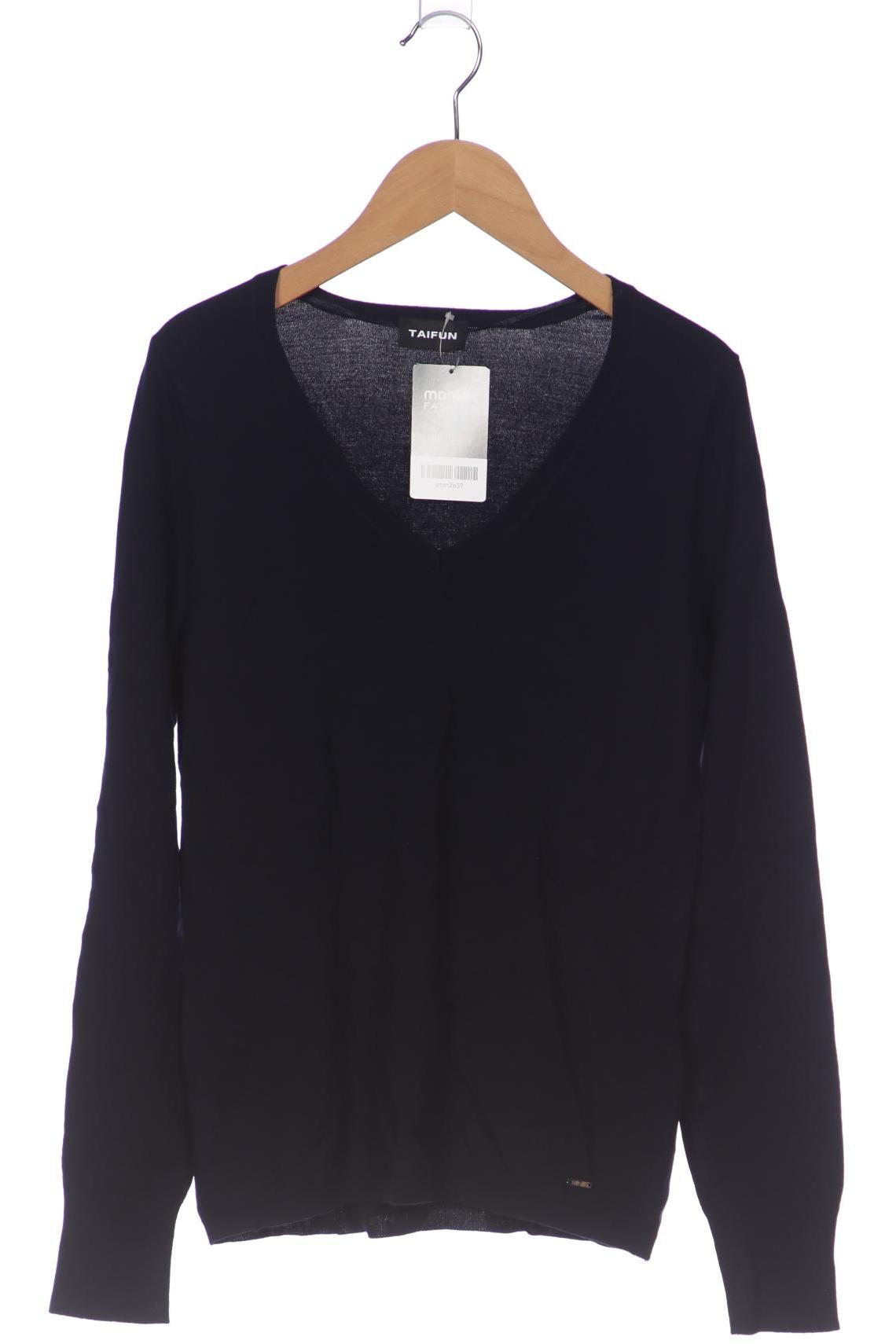 

Taifun Damen Langarmshirt, marineblau, Gr. 34