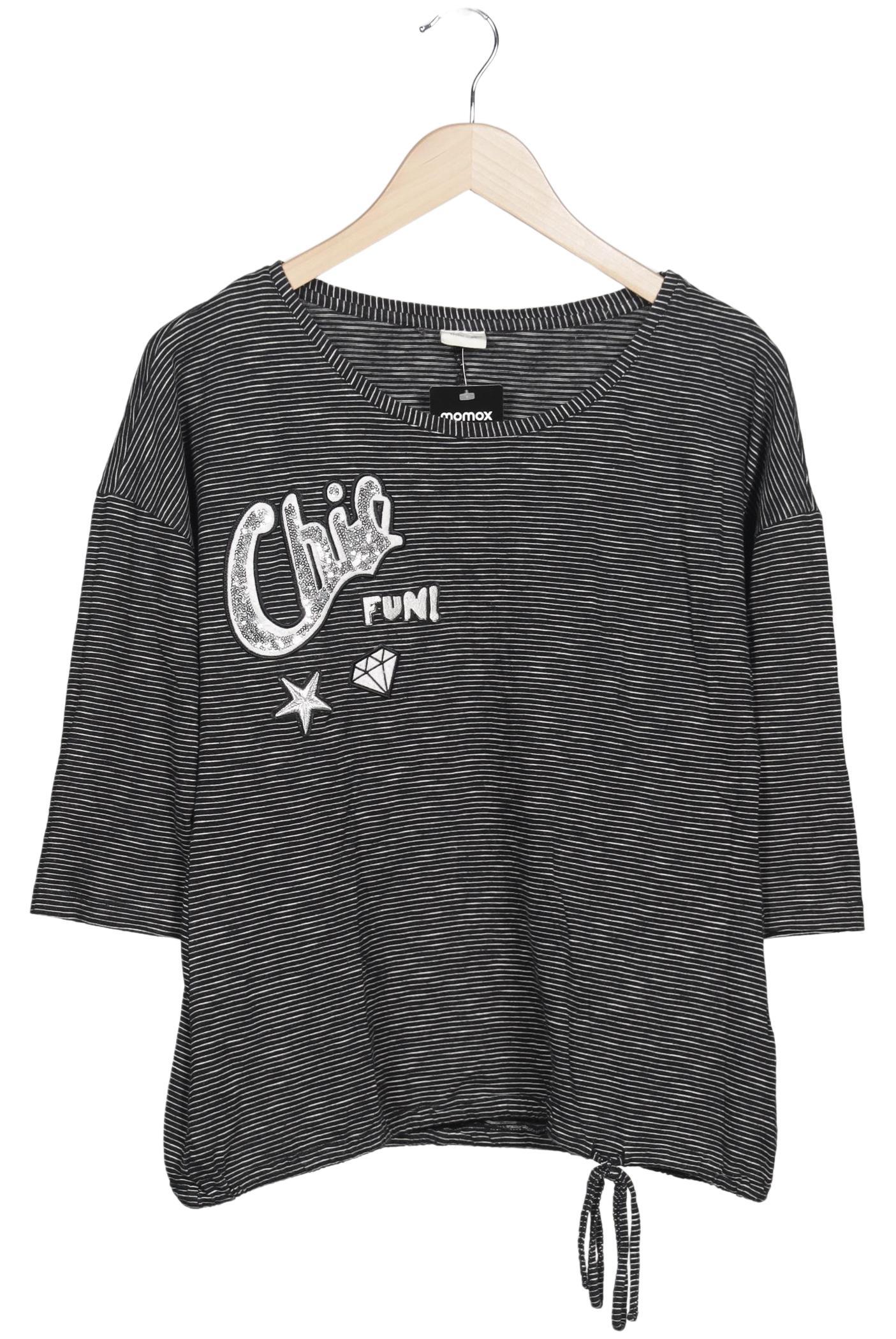 

Taifun Damen Langarmshirt, grau, Gr. 36