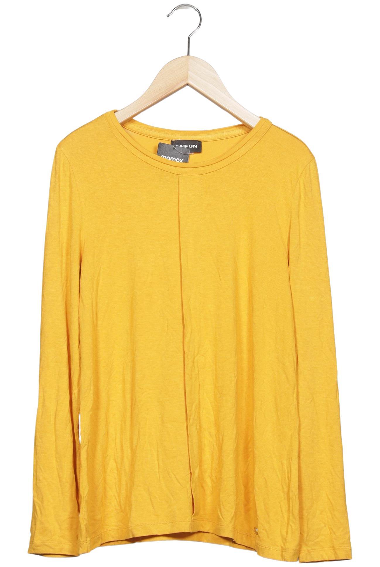 

Taifun Damen Langarmshirt, gelb, Gr. 38