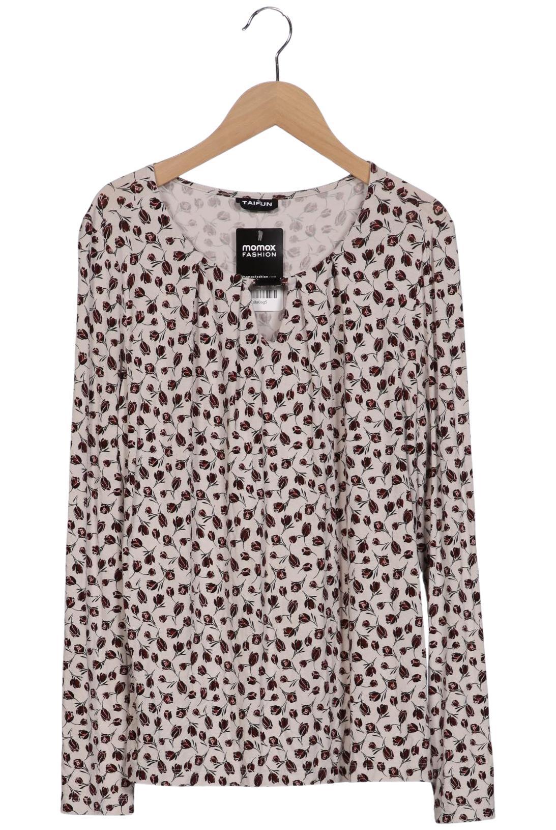 

Taifun Damen Langarmshirt, beige, Gr. 36