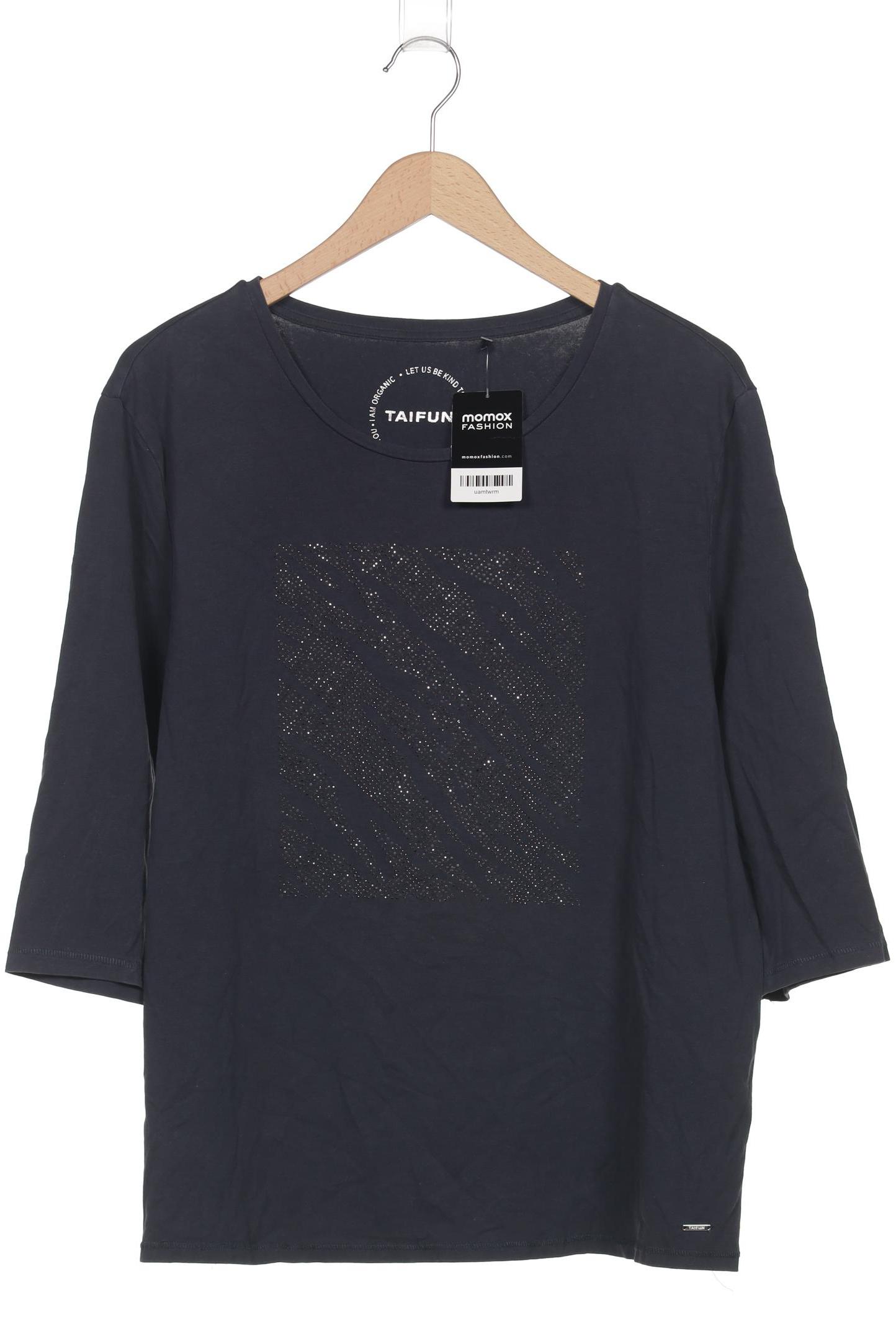 

Taifun Damen Langarmshirt, marineblau, Gr. 46
