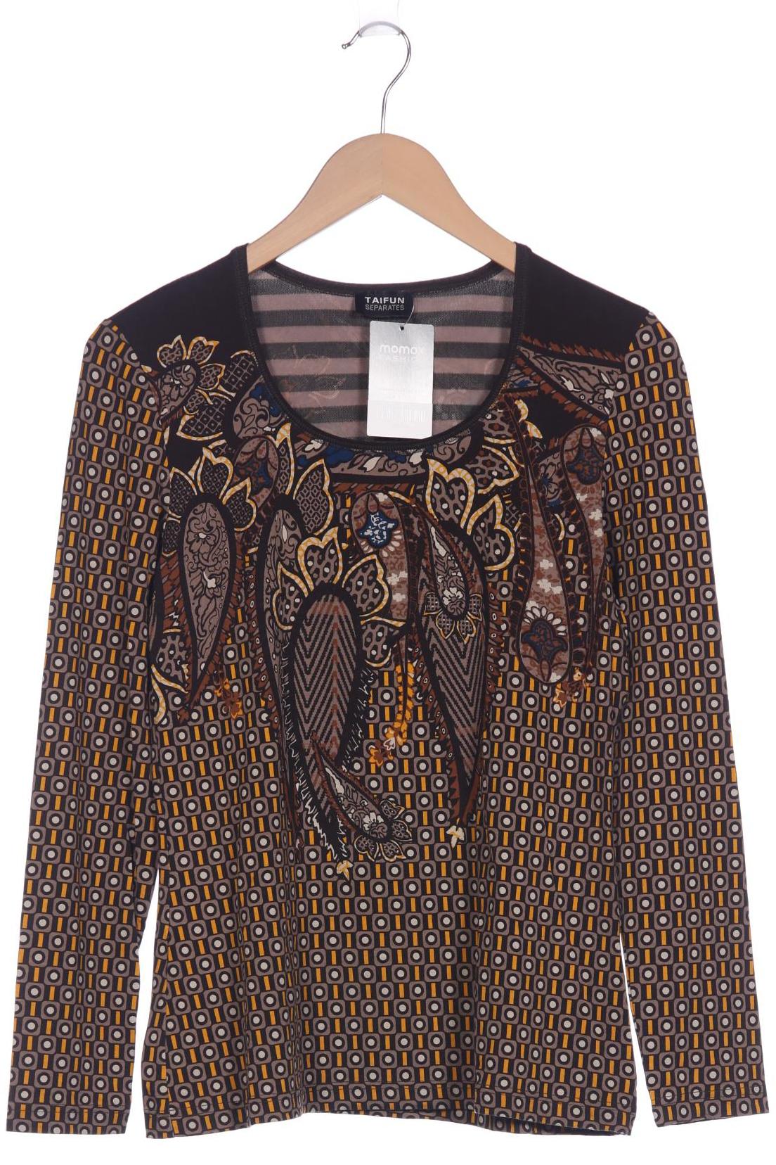 

Taifun Damen Langarmshirt, braun, Gr. 40