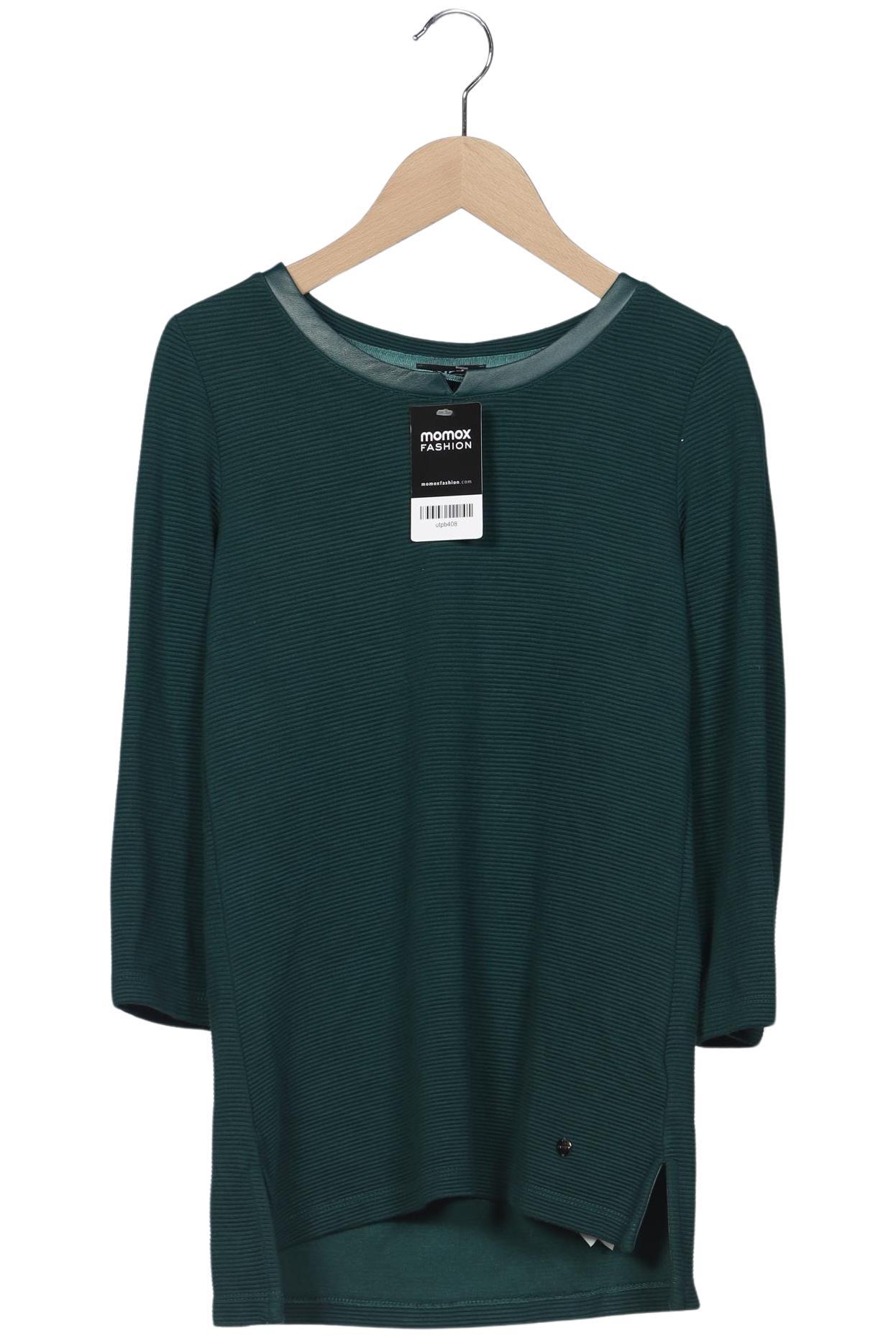 

Taifun Damen Langarmshirt, grün, Gr. 34