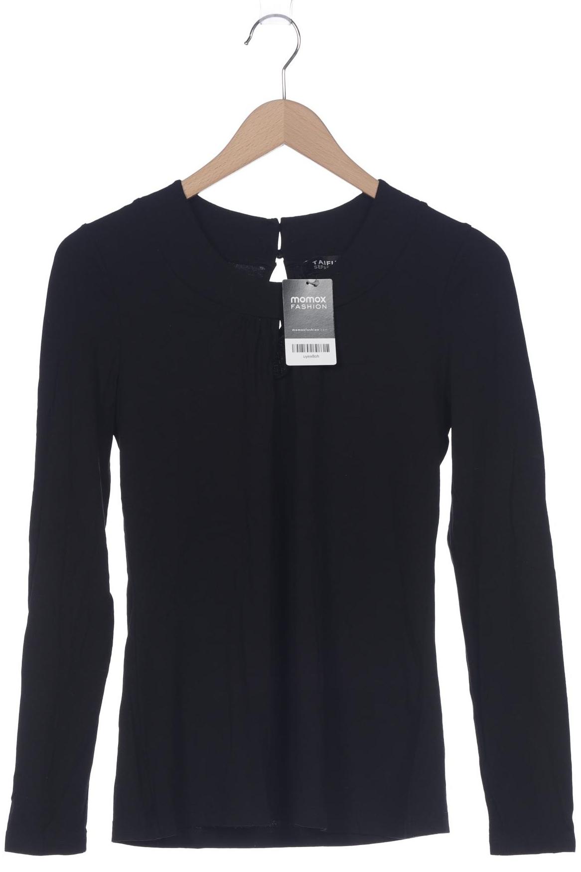 

Taifun Damen Langarmshirt, schwarz, Gr. 40