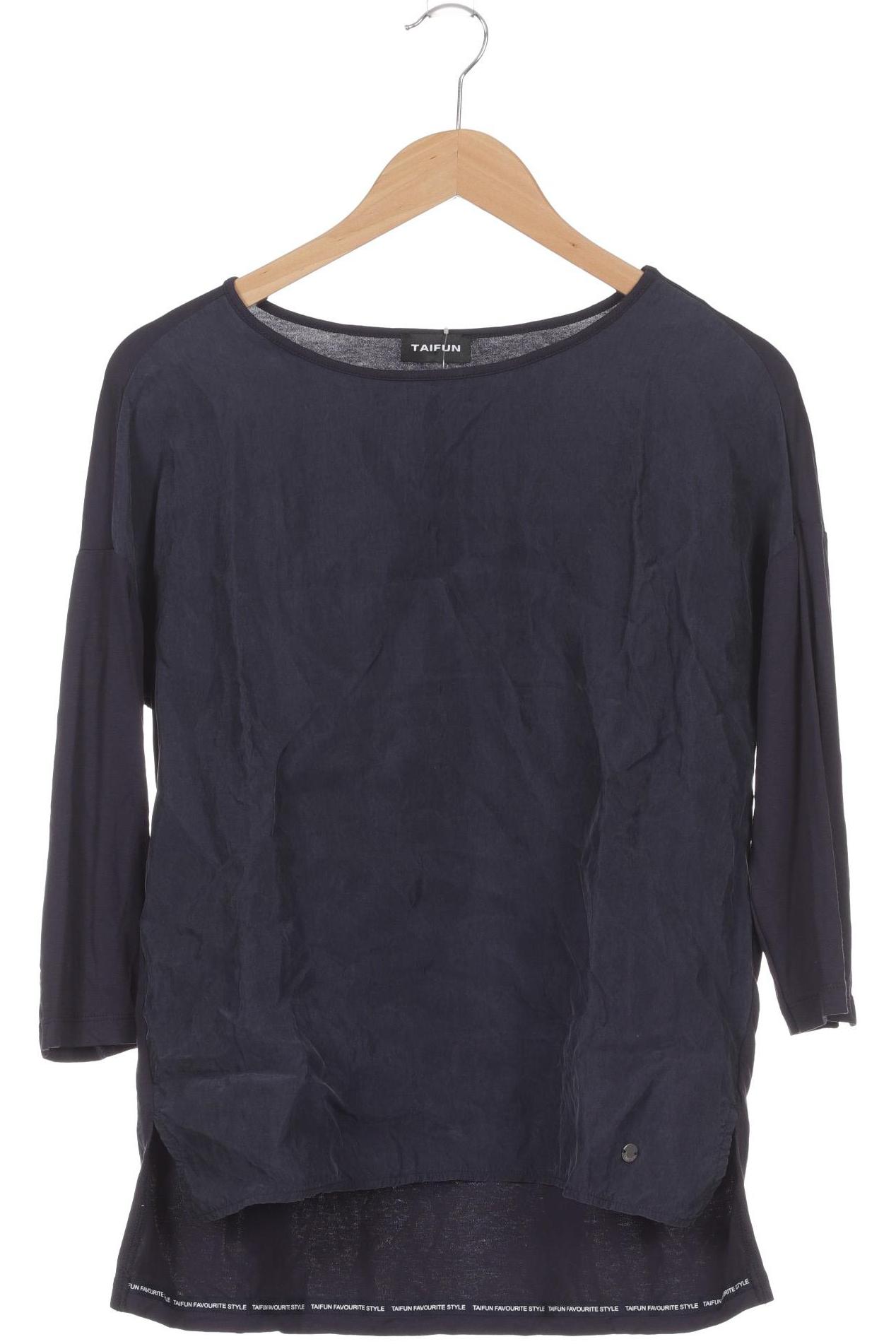 

Taifun Damen Langarmshirt, marineblau, Gr. 34