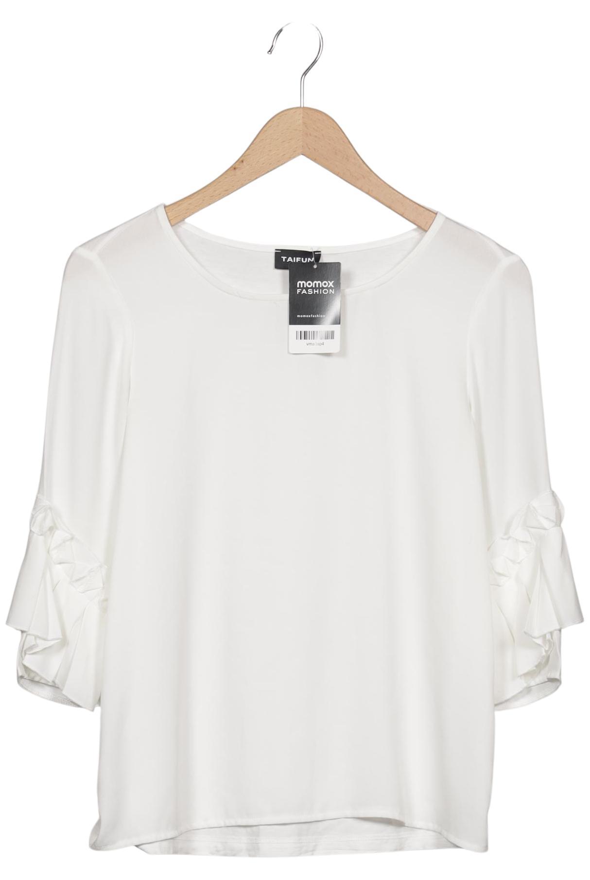 

Taifun Damen Langarmshirt, weiß, Gr. 38