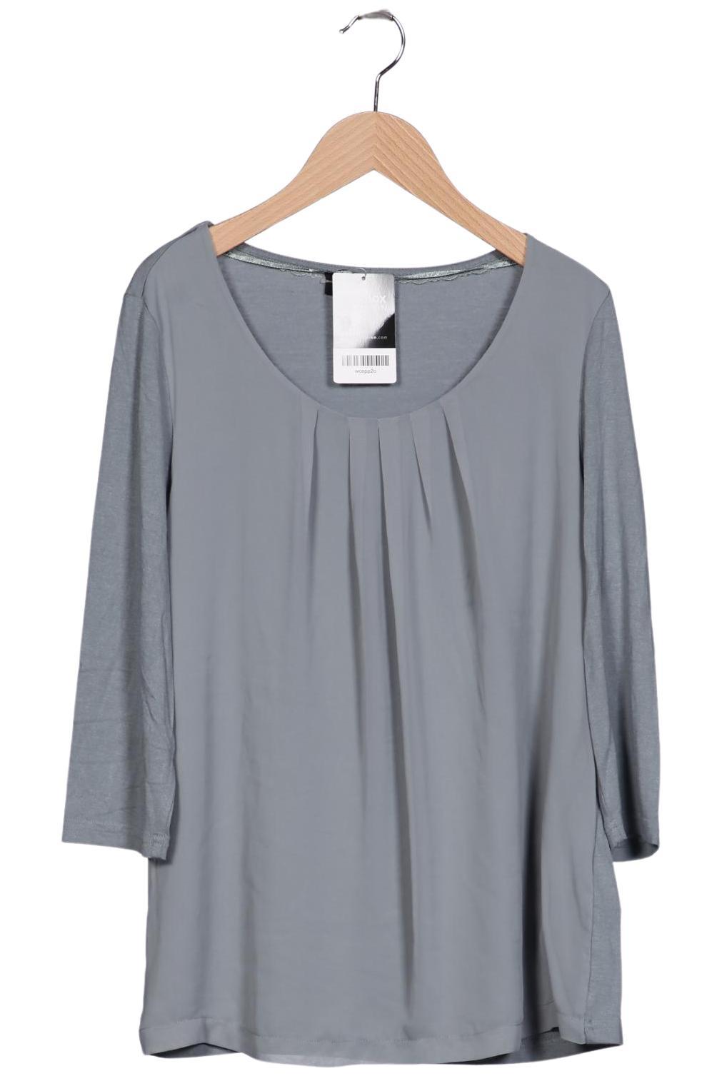 

Taifun Damen Langarmshirt, grau, Gr. 40