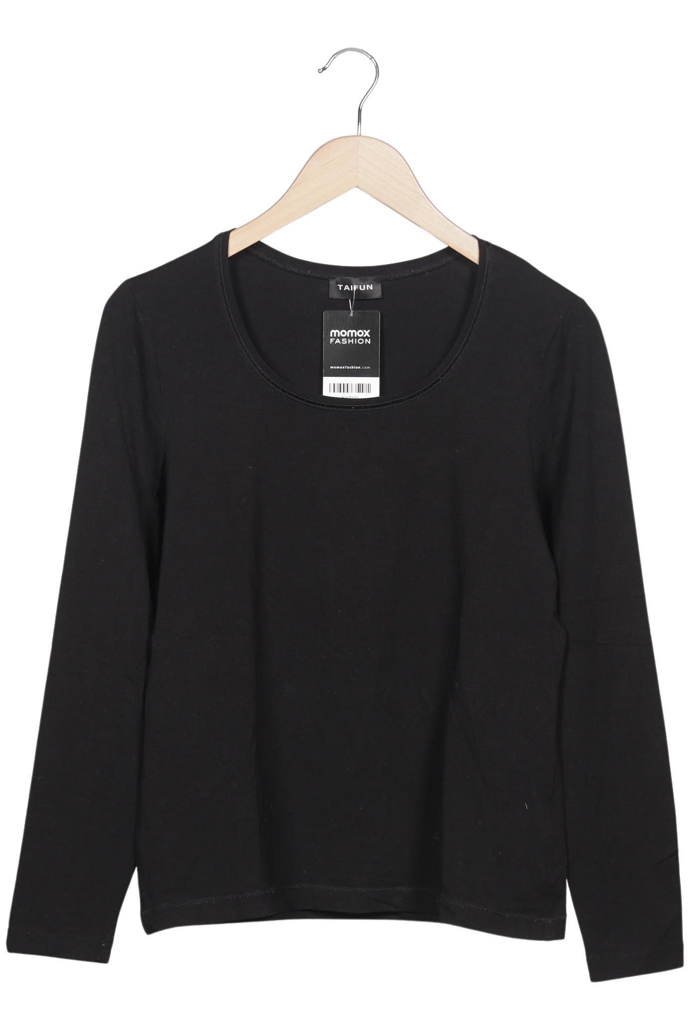 

Taifun Damen Langarmshirt, schwarz, Gr. 42