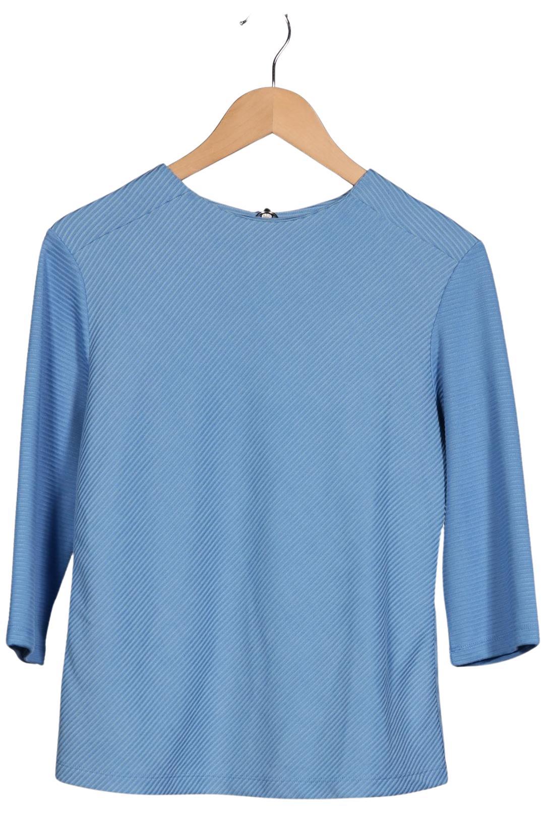 

Taifun Damen Langarmshirt, blau, Gr. 38