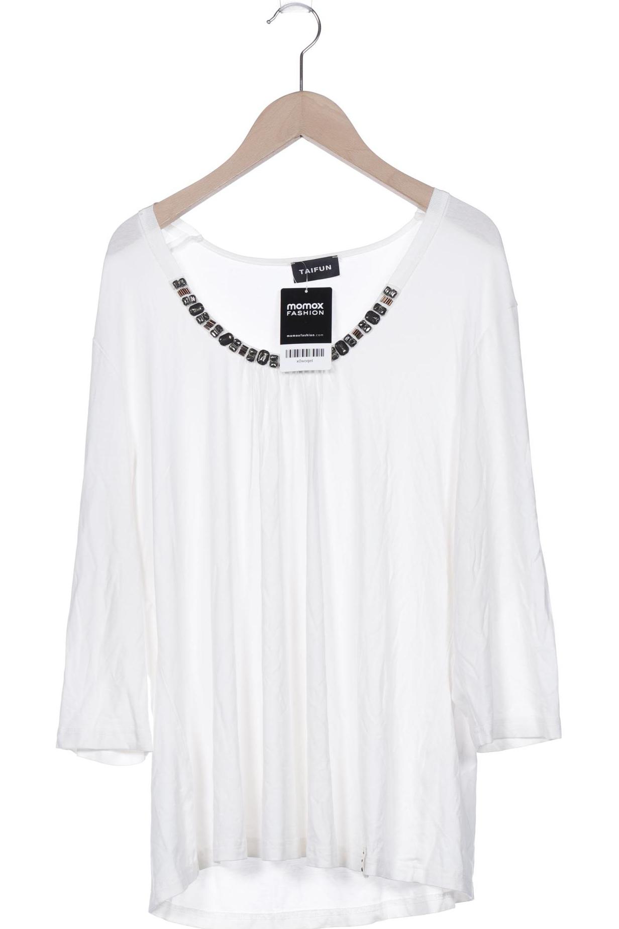 

Taifun Damen Langarmshirt, weiß, Gr. 46