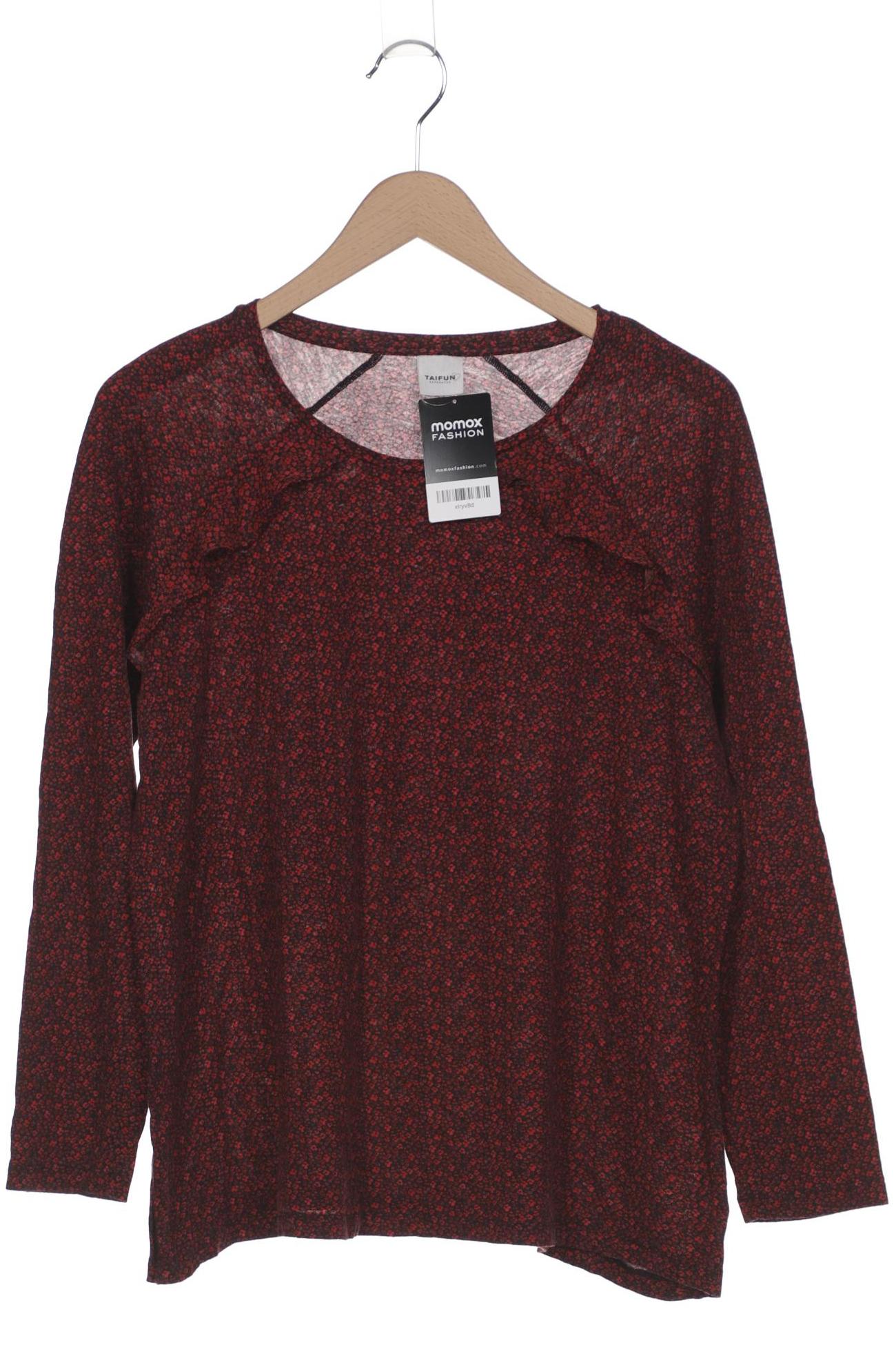 

Taifun Damen Langarmshirt, rot, Gr. 44