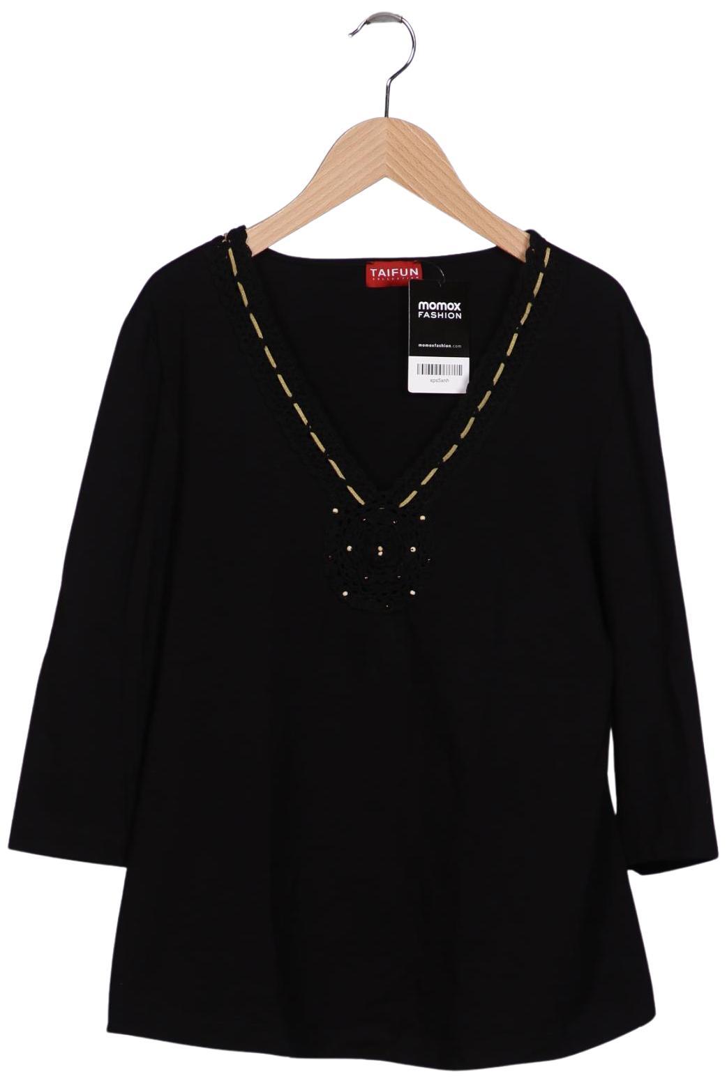 

Taifun Damen Langarmshirt, schwarz, Gr. 42
