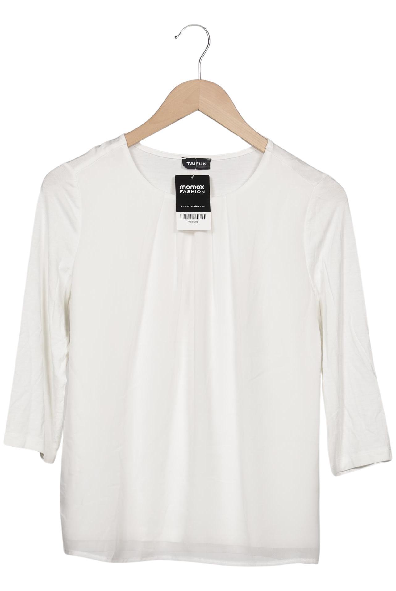 

Taifun Damen Langarmshirt, weiß, Gr. 36