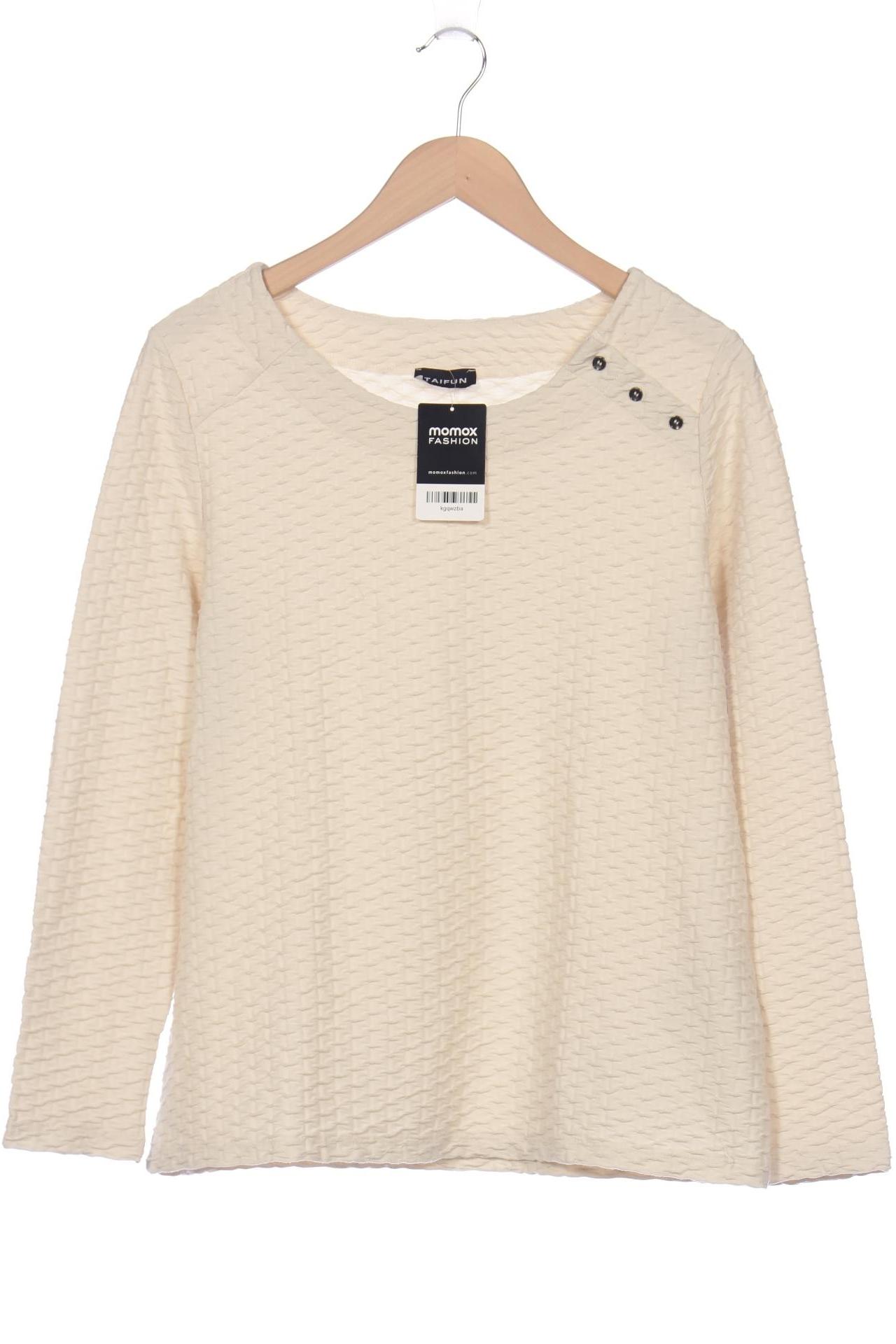 

Taifun Damen Langarmshirt, cremeweiß, Gr. 42