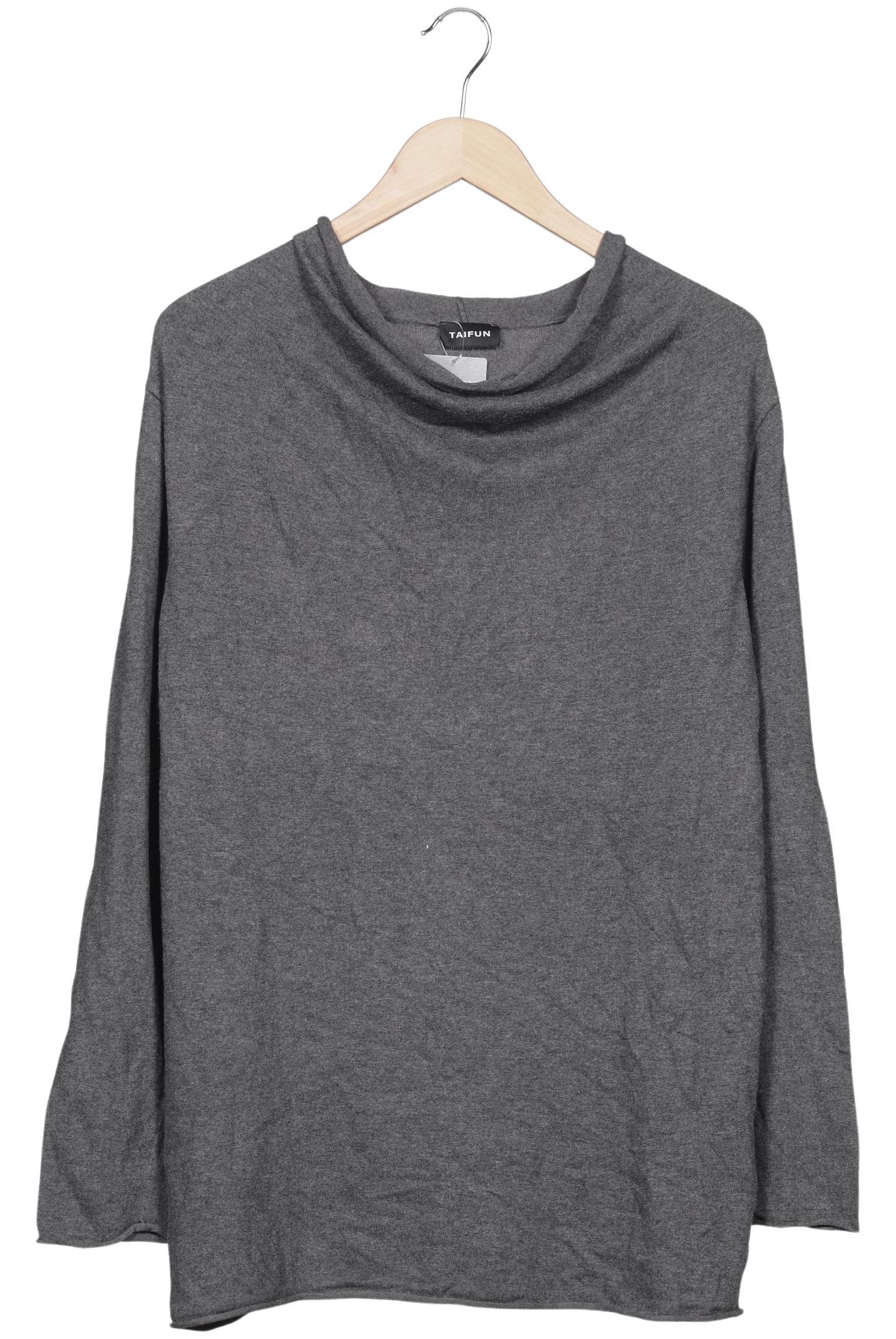 

Taifun Damen Langarmshirt, grau, Gr. 46