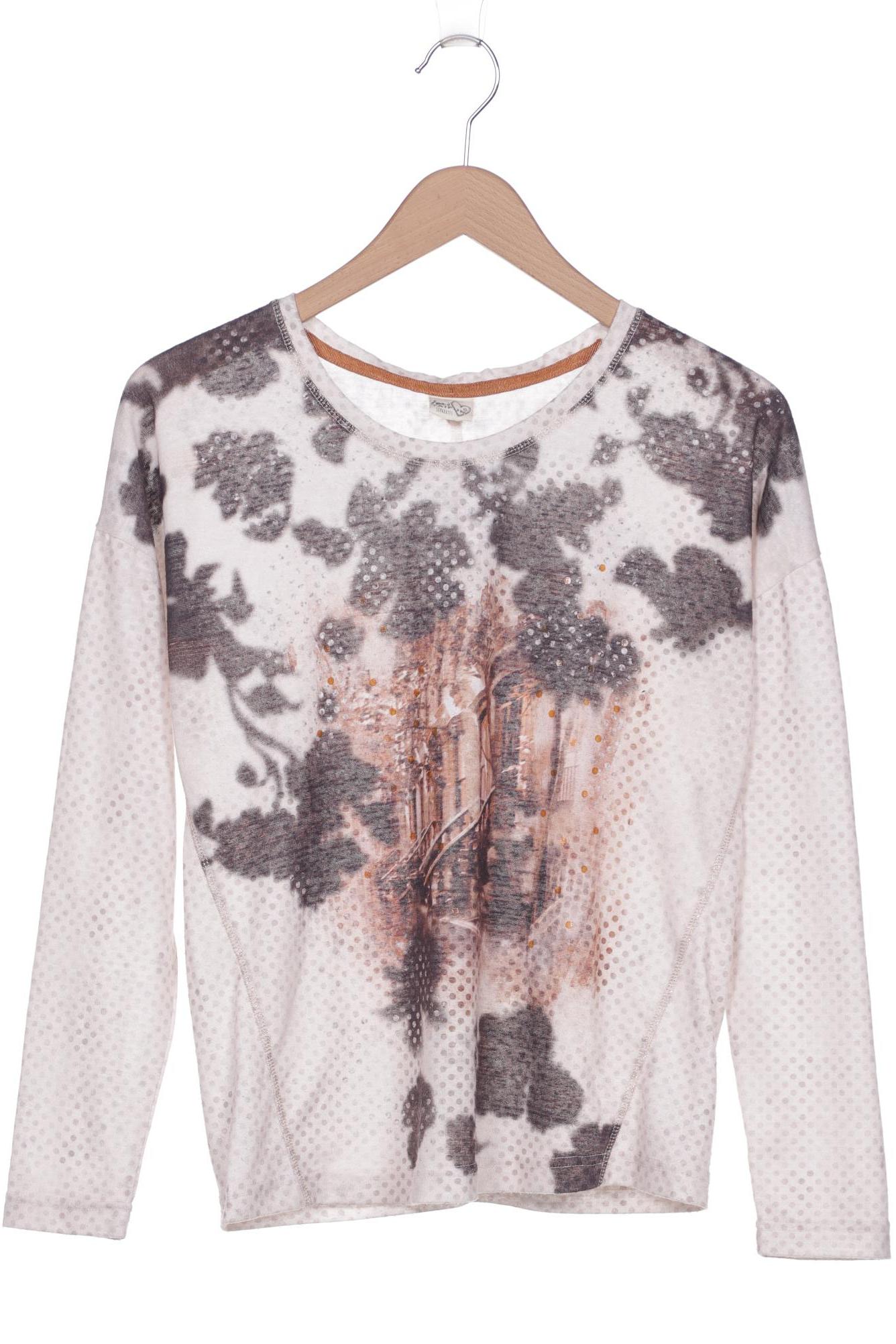 

Taifun Damen Langarmshirt, beige, Gr. 36