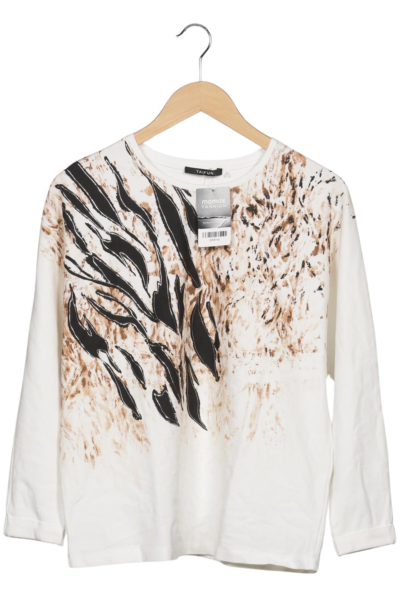 

Taifun Damen Langarmshirt, weiß, Gr. 40