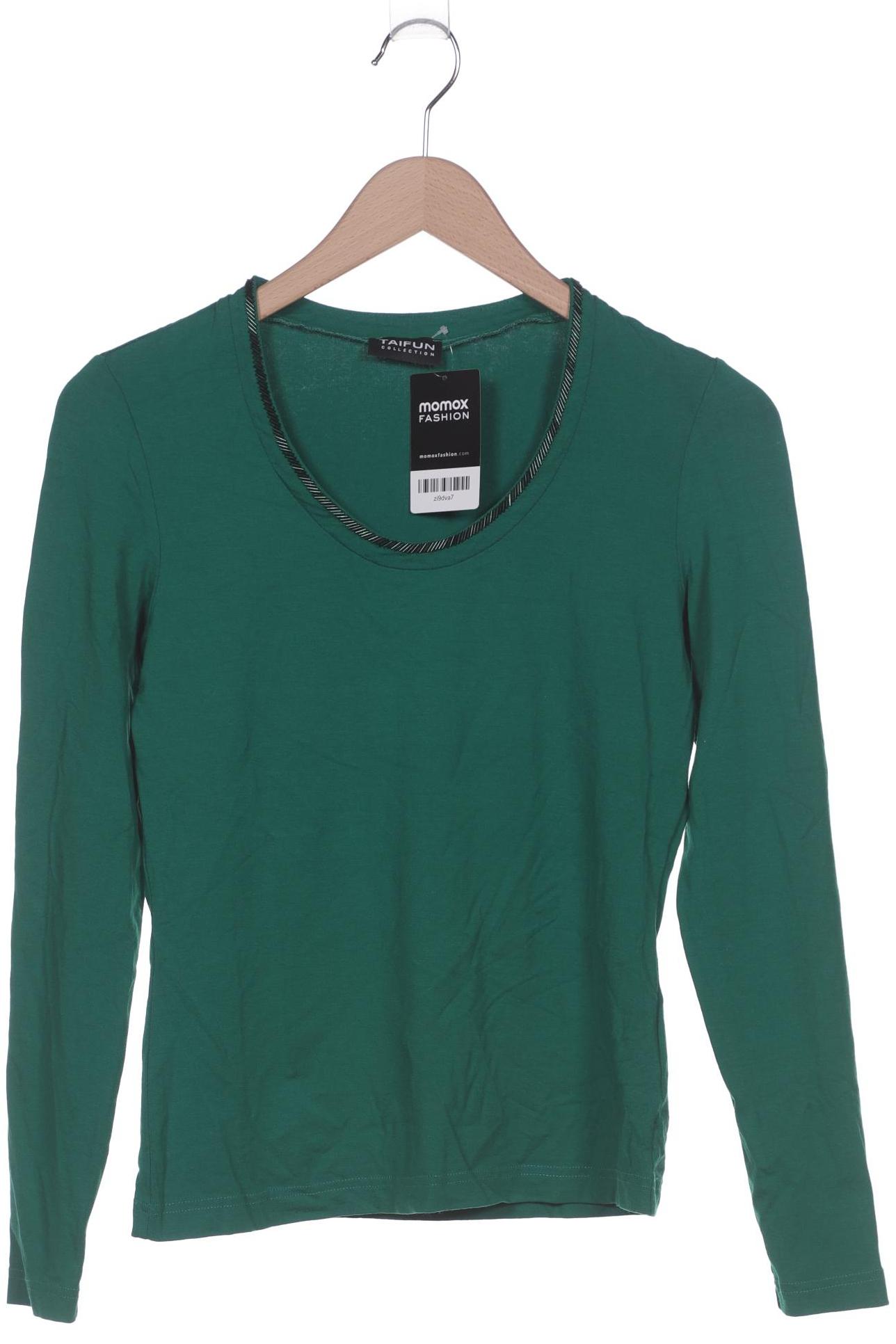 

Taifun Damen Langarmshirt, grün, Gr. 38