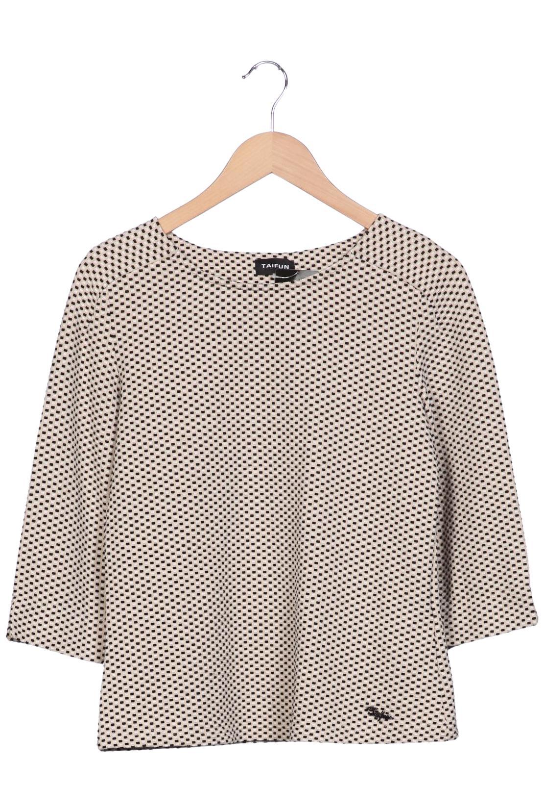 

Taifun Damen Langarmshirt, beige, Gr. 36