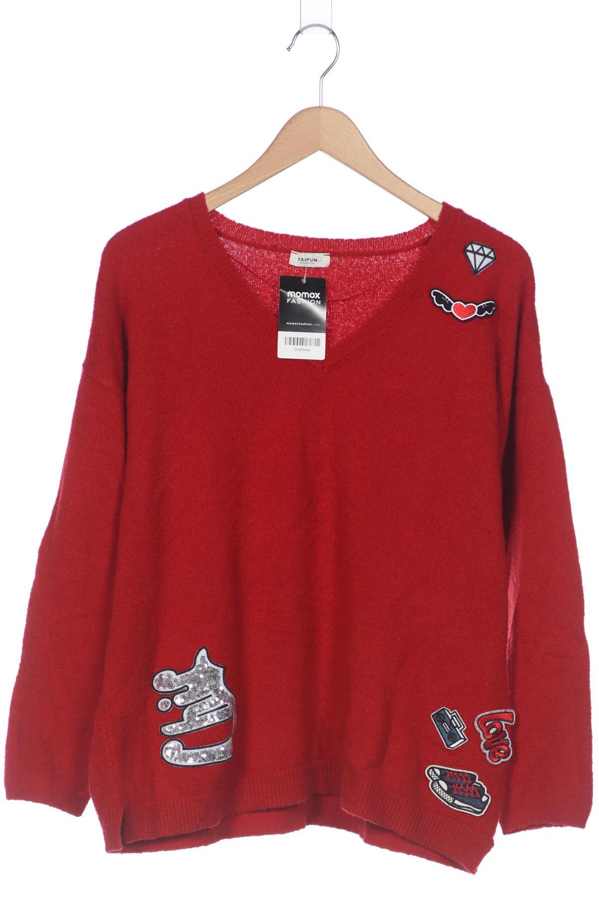 

Taifun Damen Pullover, rot, Gr. 44