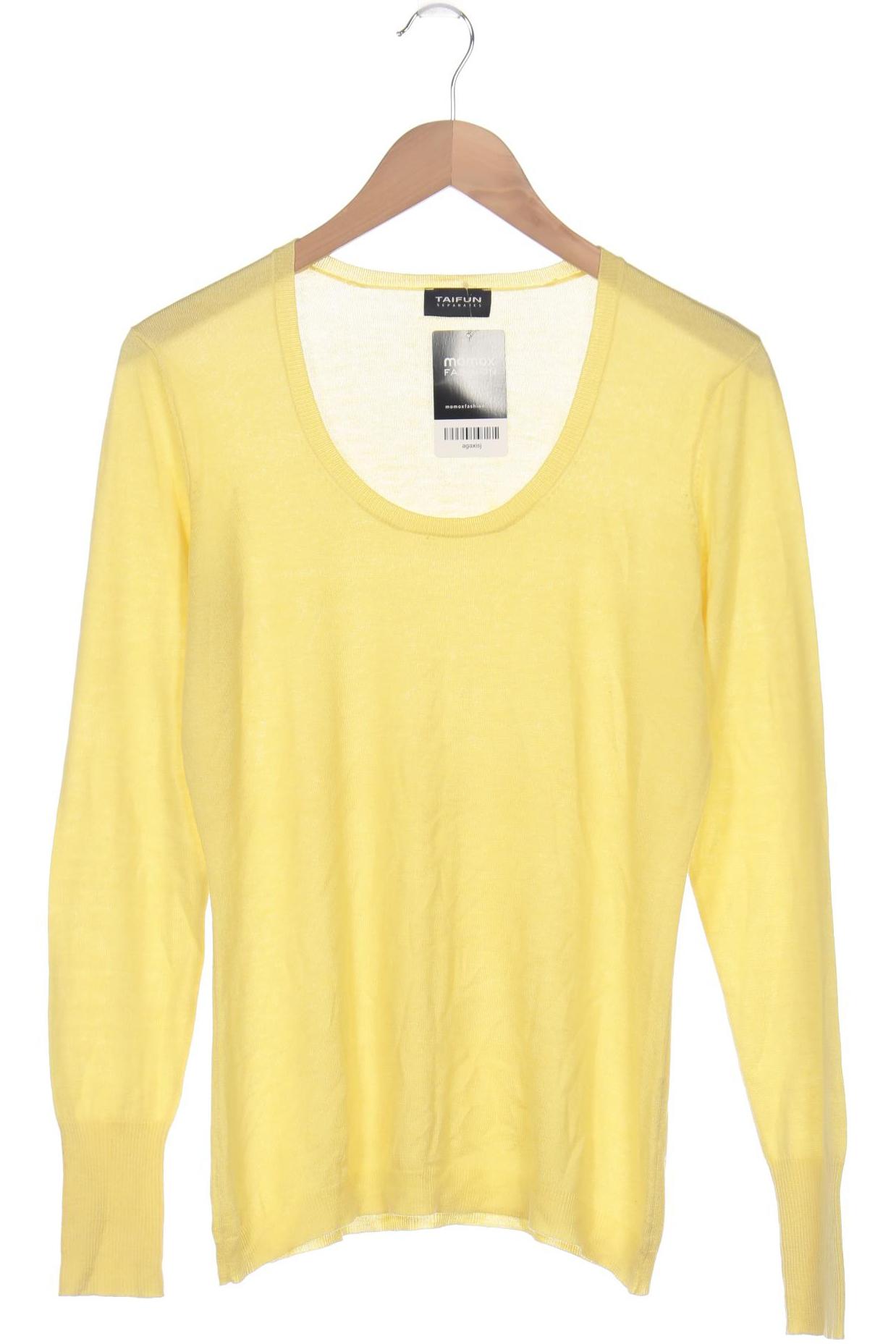 

Taifun Damen Pullover, gelb, Gr. 38