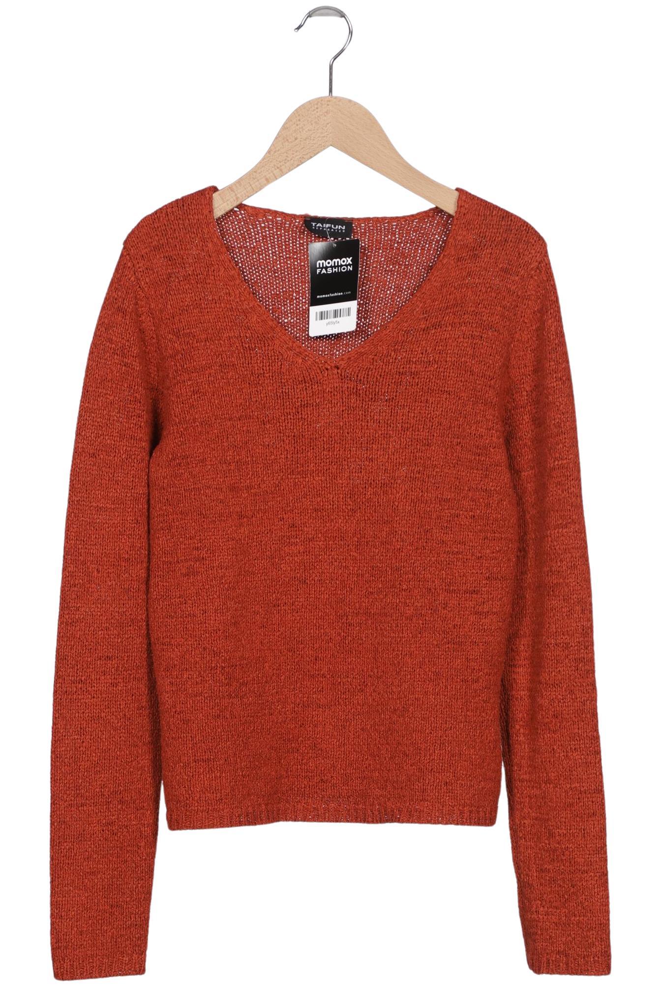 

Taifun Damen Pullover, orange, Gr. 36