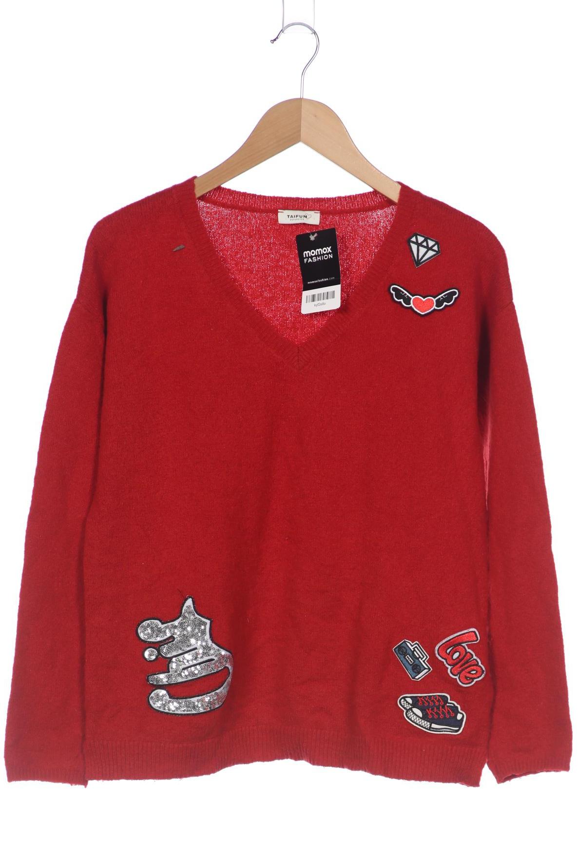 

Taifun Damen Pullover, rot, Gr. 36