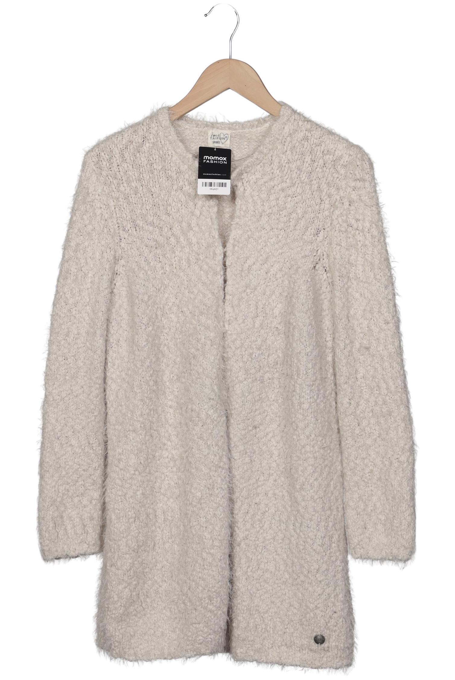 

Taifun Damen Strickjacke, beige, Gr. 40
