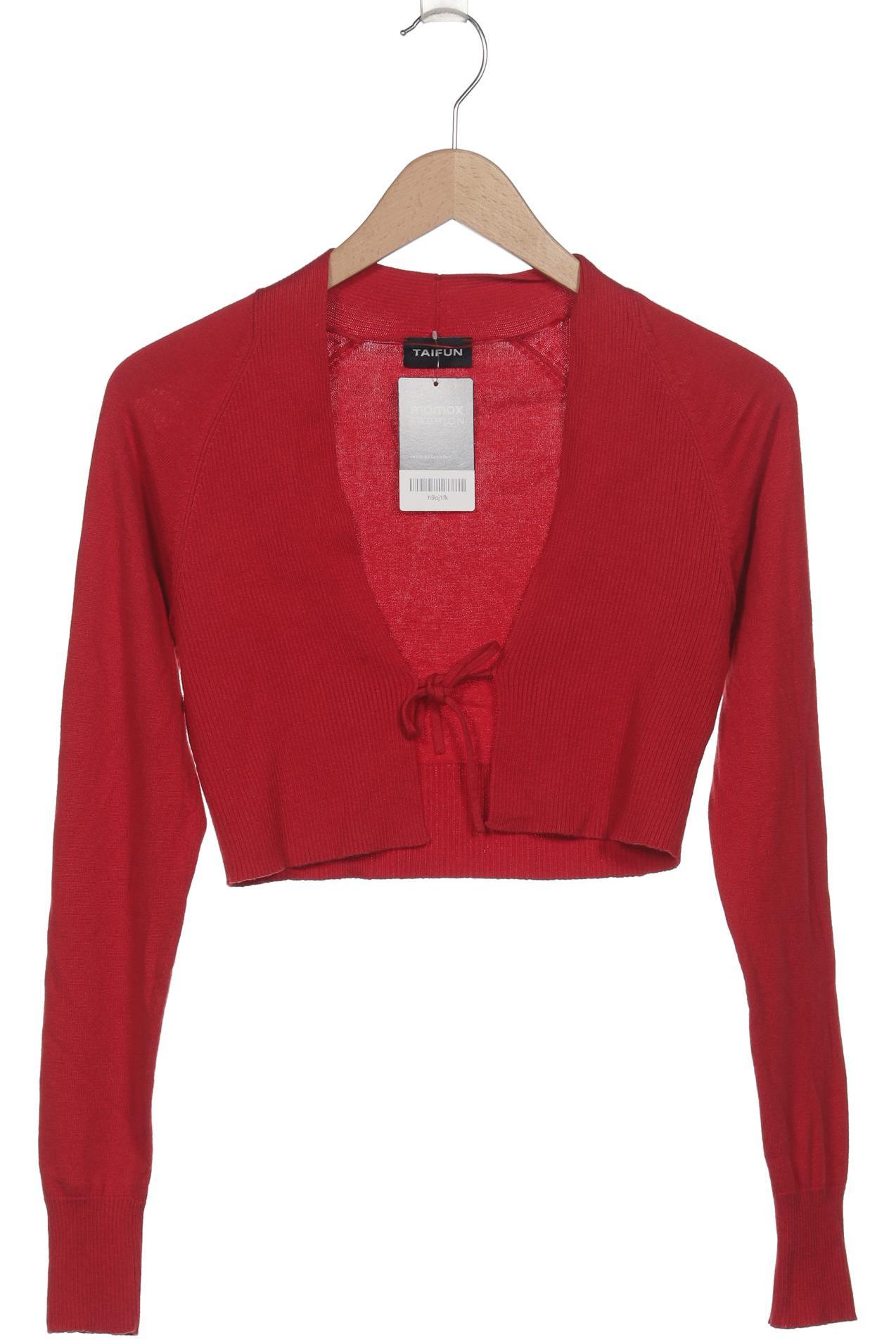 

Taifun Damen Strickjacke, rot, Gr. 36