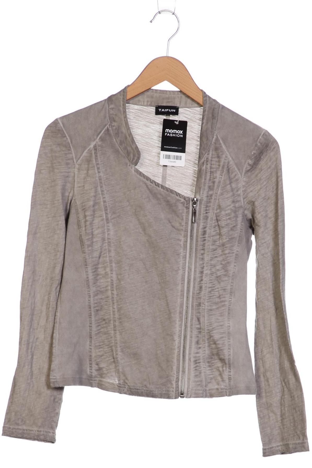 

Taifun Damen Strickjacke, grau, Gr. 36