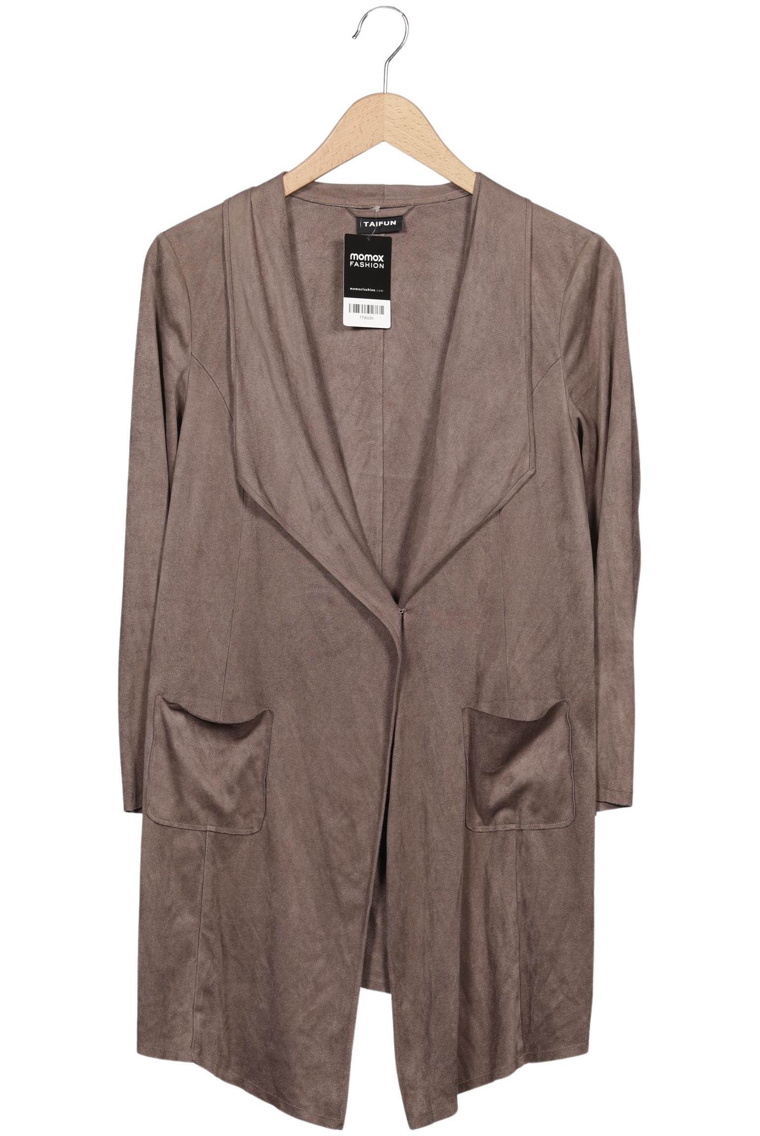 

Taifun Damen Strickjacke, braun, Gr. 38