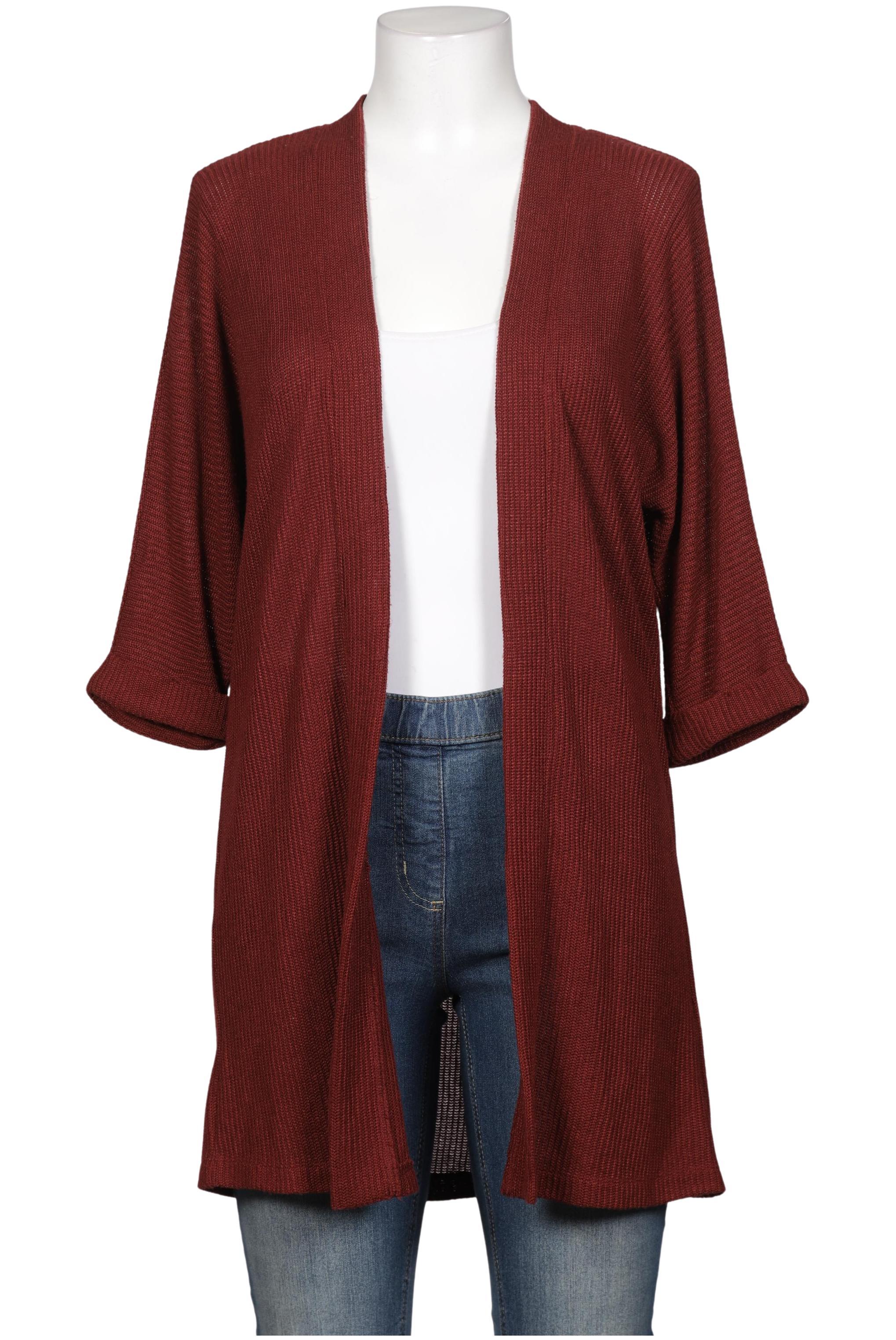 

Taifun Damen Strickjacke, bordeaux, Gr. 38